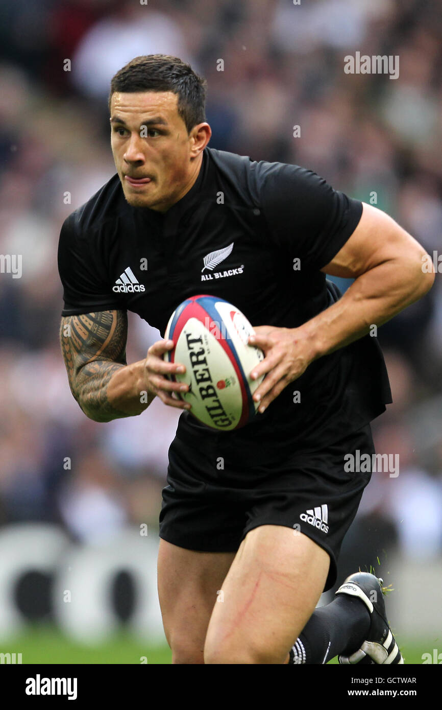 Rugby Union - Investec Challenge Series 2010 - Inghilterra / Nuova Zelanda - Twickenham. Sonny Bill Williams, Nuova Zelanda Foto Stock