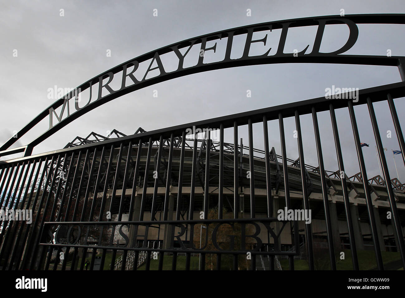 Uno stadio di murrayfield vista generale immagini e fotografie stock ad
