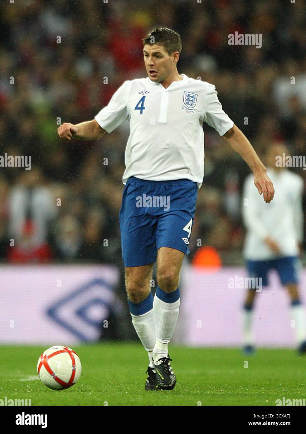 Calcio - International friendly - Inghilterra / Francia - Stadio di Wembley. Steven Gerrard, Inghilterra Foto Stock