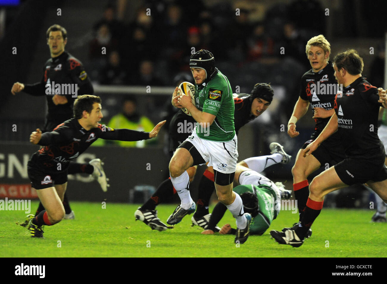 Rugby Union - Magners League - Edinburgh Rugby v Connacht - Murrayfield Stadium Foto Stock