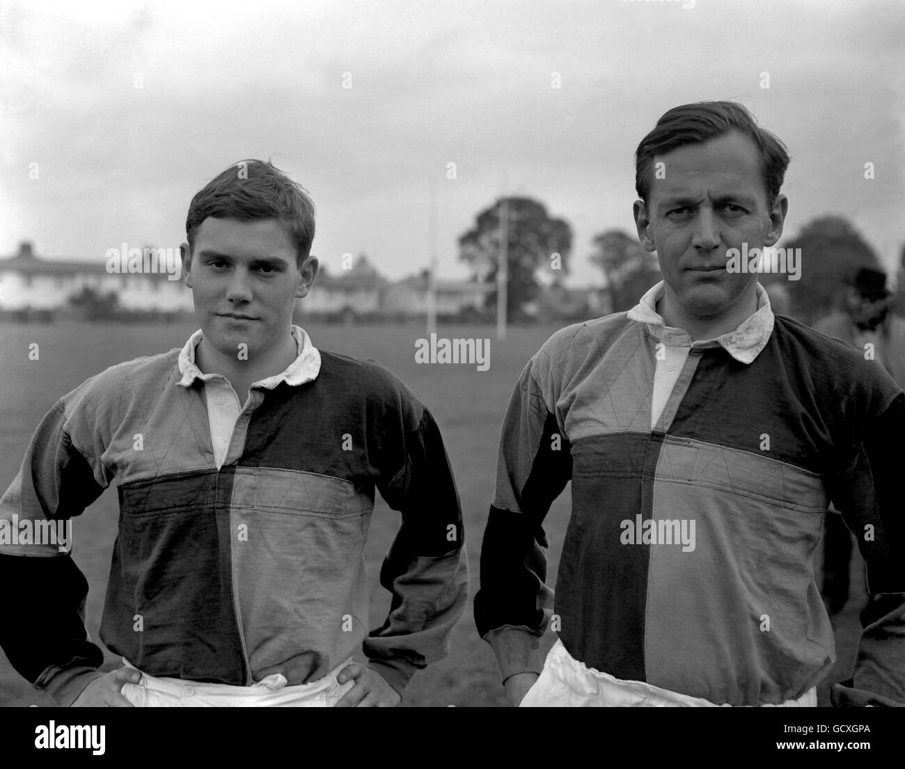 Rugby Union - Harlequins Photocall - Teddington. J Marsh (a sinistra) e D Trentham, Harlequins Foto Stock
