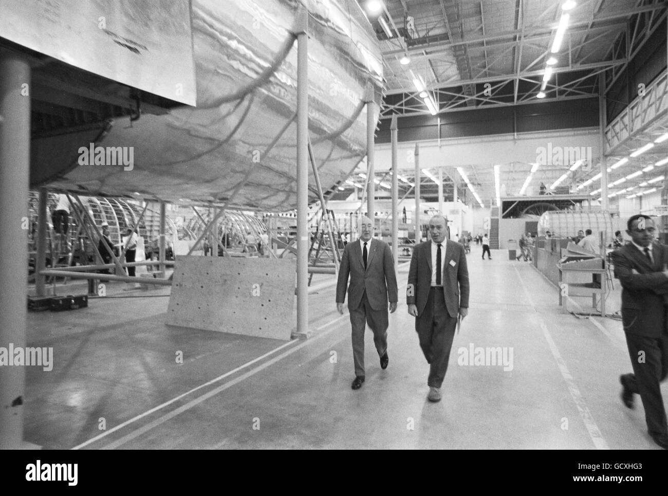 William M. Allen (indossando occhiali), CEO di aereo Boeing Company Foto Stock