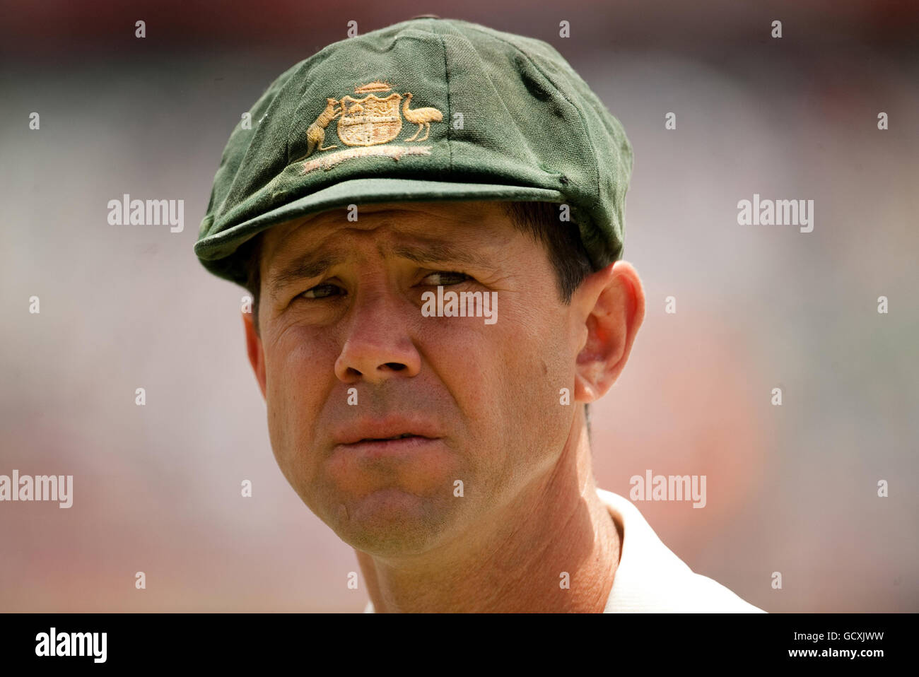 Cricket - Serie 2010 ceneri - terzo Test Match - Day Four - Australia / Inghilterra - The WACA. Capitano australiano Ricky Ponting dopo la terza partita di prova delle ceneri al WACA, Perth, Australia. Foto Stock
