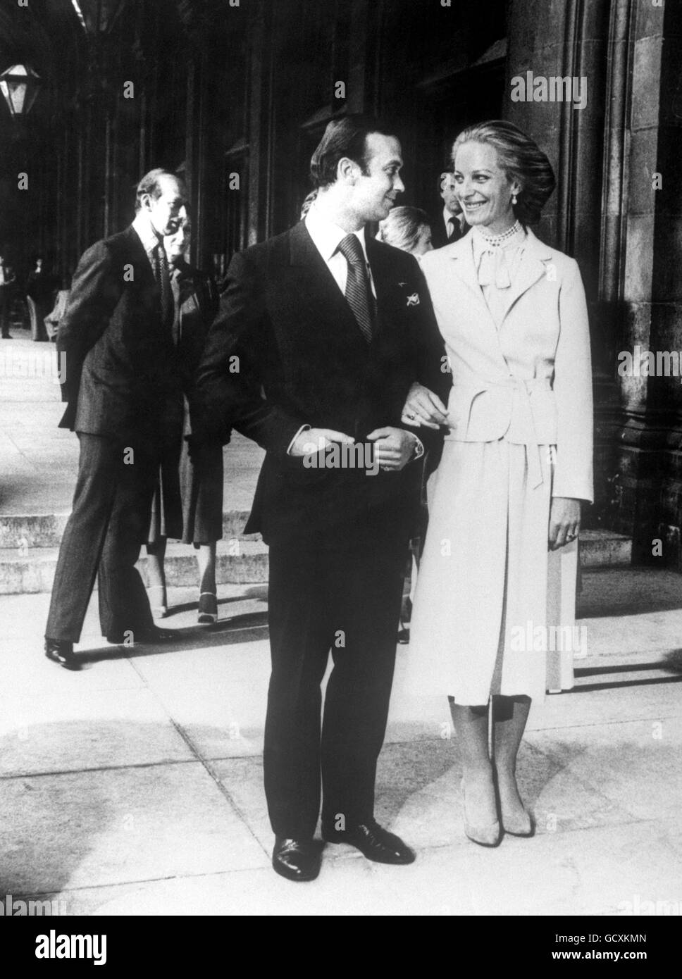 Il principe Michael di Kent sposò la baronessa Marie-Christine von Reibnitz in una cerimonia civile presso il municipio di Vienna. Foto Stock