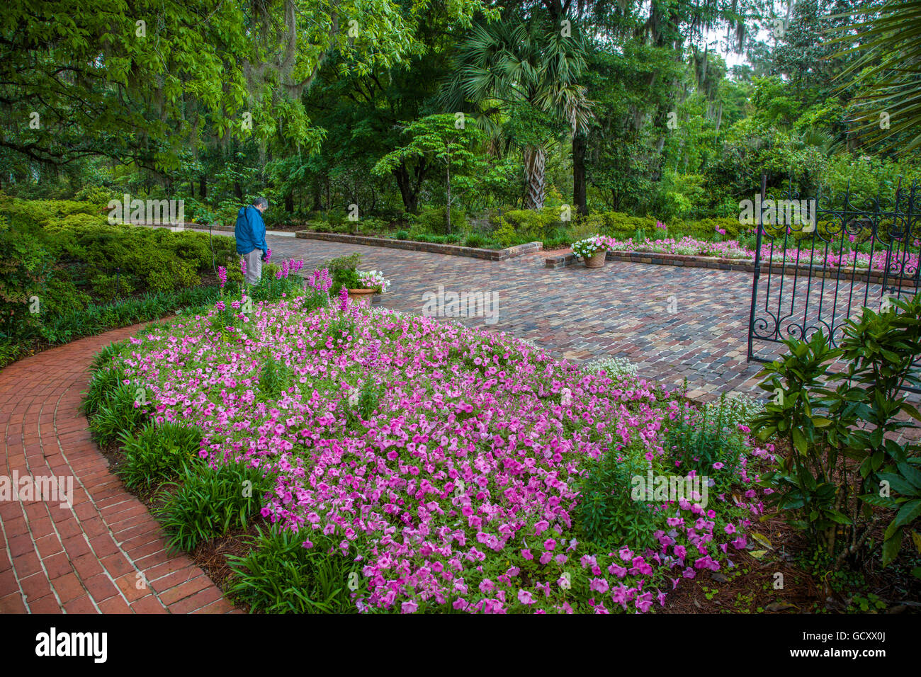 Alfred B. Maclay Gardens parco dello stato degli Stati Uniti di un quartiere storico noto come a Killearn Plantation archeologico e storico quartiere Foto Stock