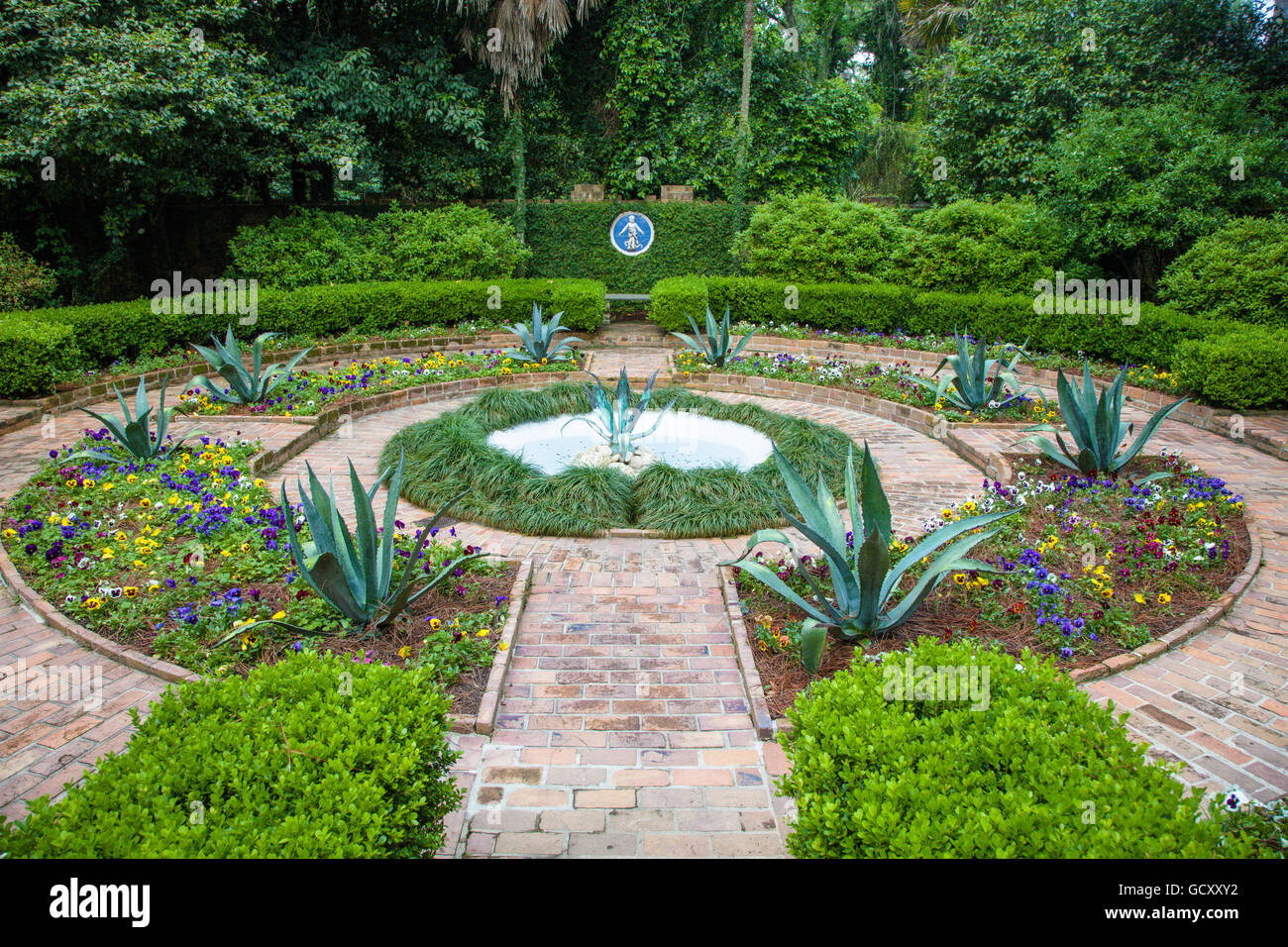 Alfred B. Maclay Gardens parco dello stato degli Stati Uniti di un quartiere storico noto come a Killearn Plantation archeologico e storico quartiere Foto Stock