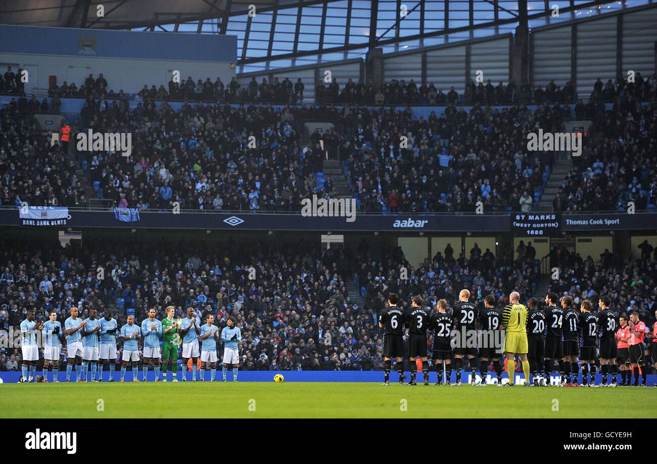 Calcio - Barclays Premier League - Manchester City v Aston Villa - City of Manchester Stadium Foto Stock