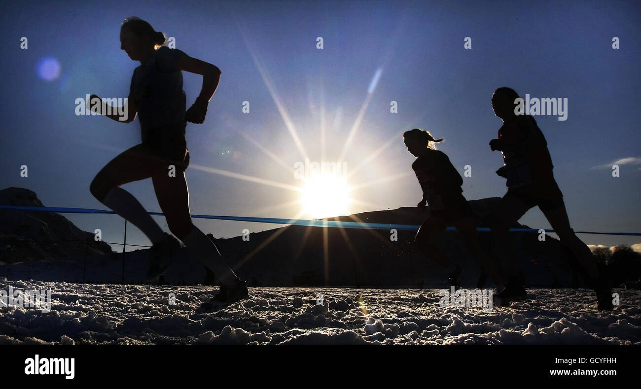 Atletica - BUPA grande inverno Run - Edinburgh Foto Stock