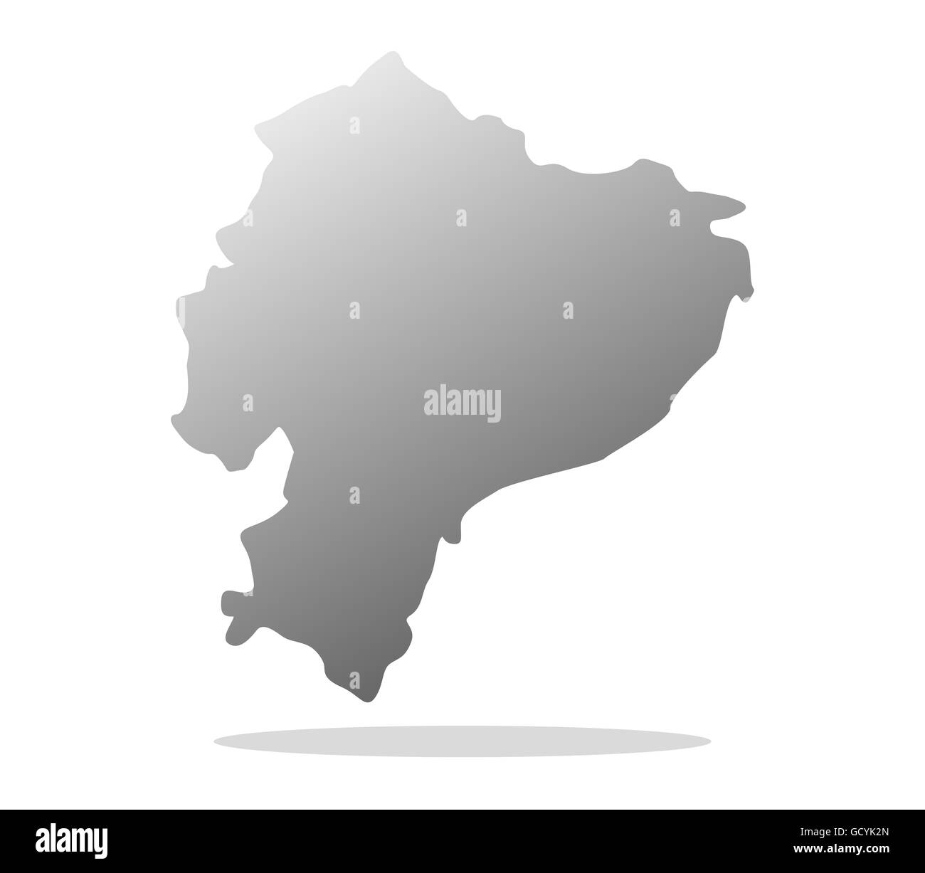 Mappa di honduras Foto Stock