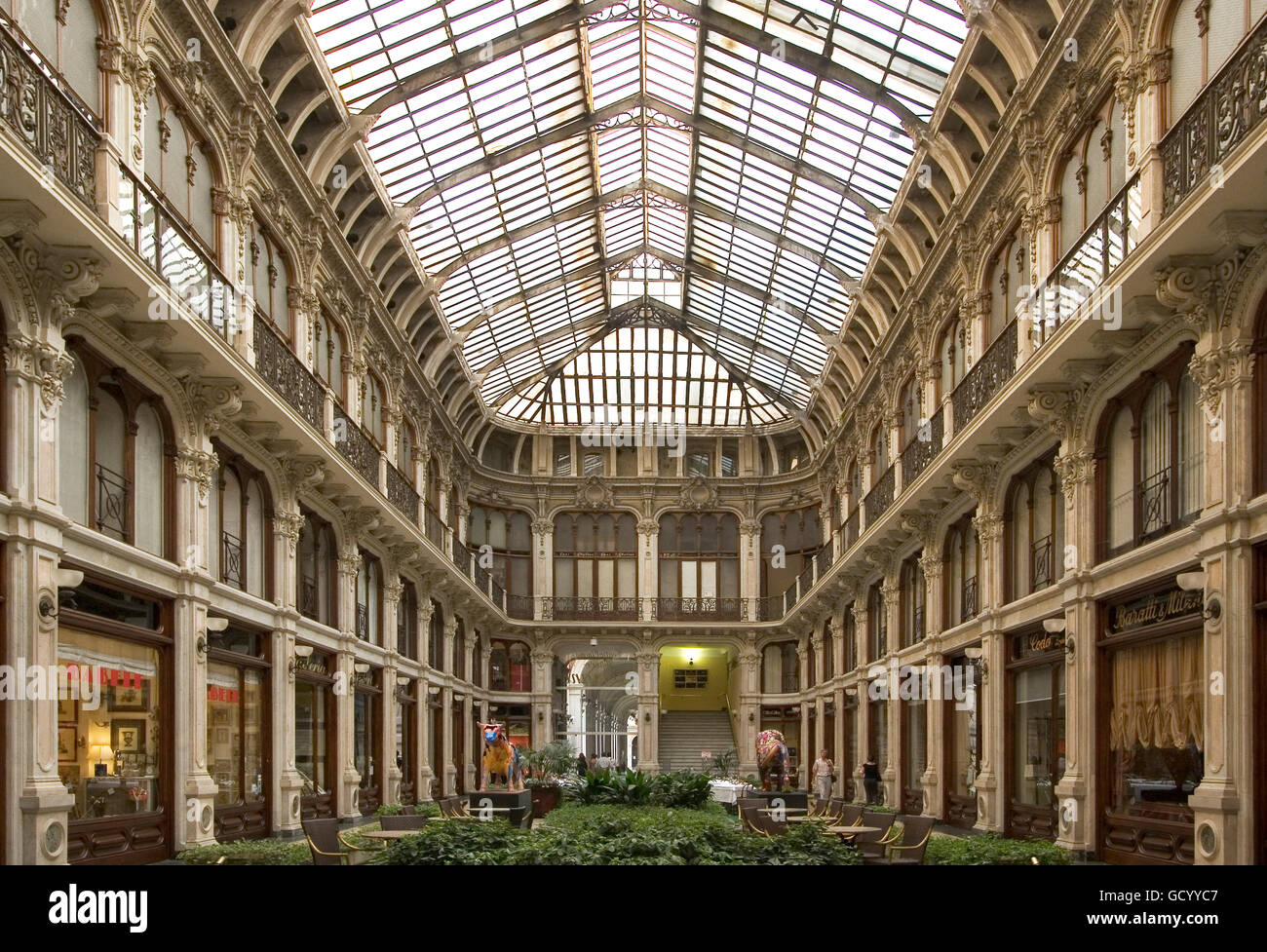 La galleria Subalpina . Torino. Italia Foto Stock