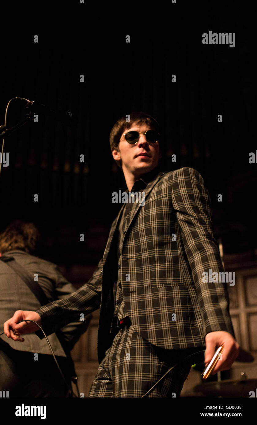 Il Strypes live at The Guildhall in Derry. Foto Stock