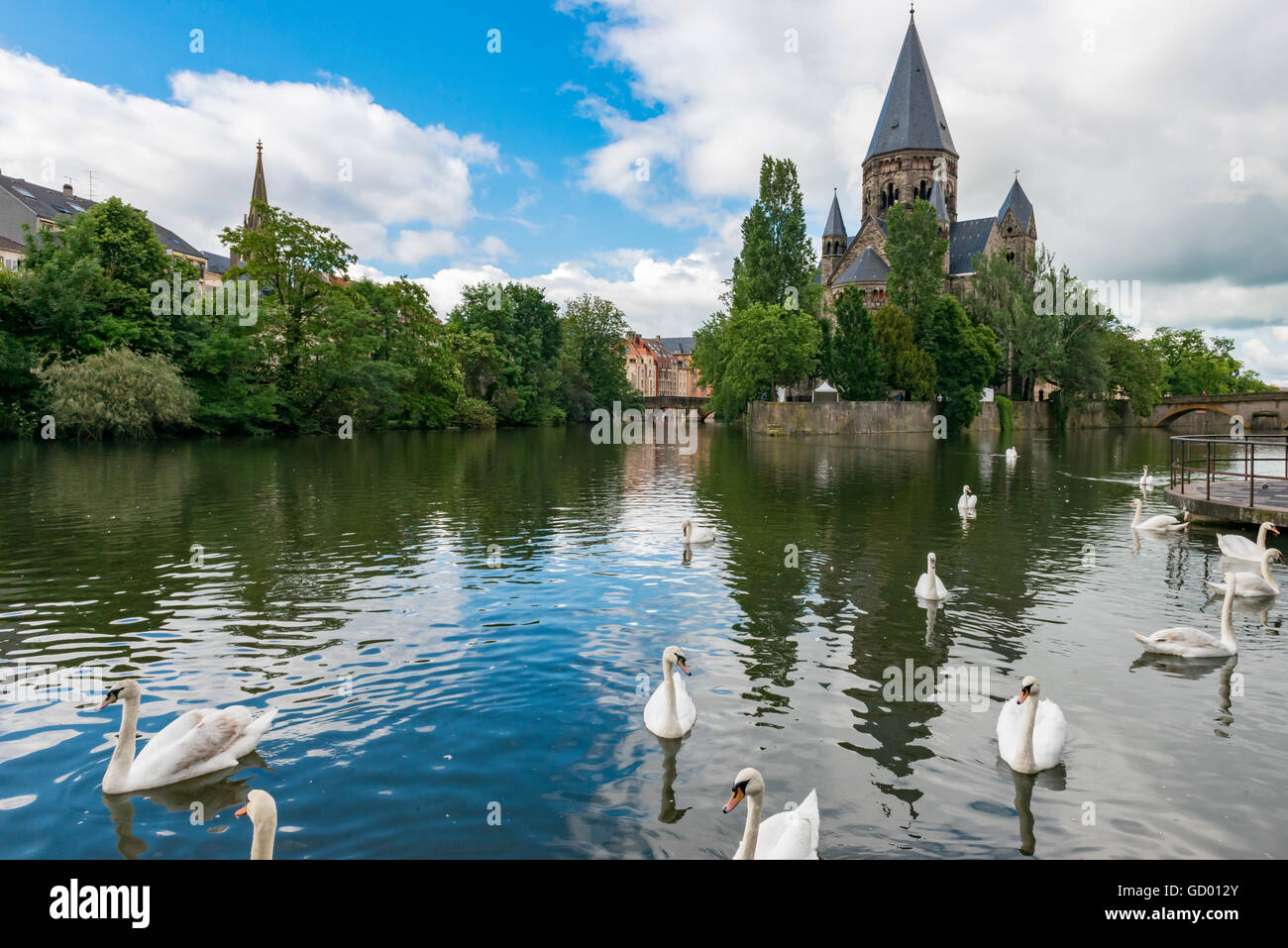 Temple Neuf Foto Stock