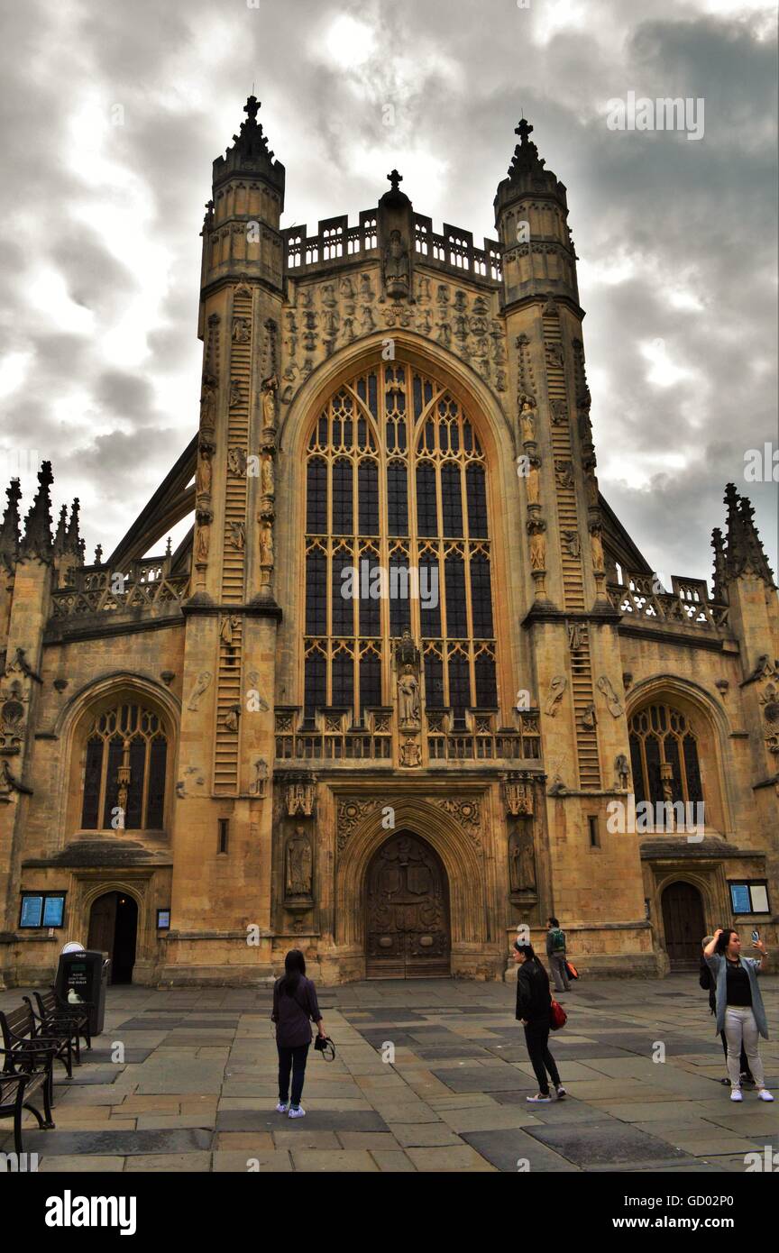 Cattedrale di Bath Foto Stock