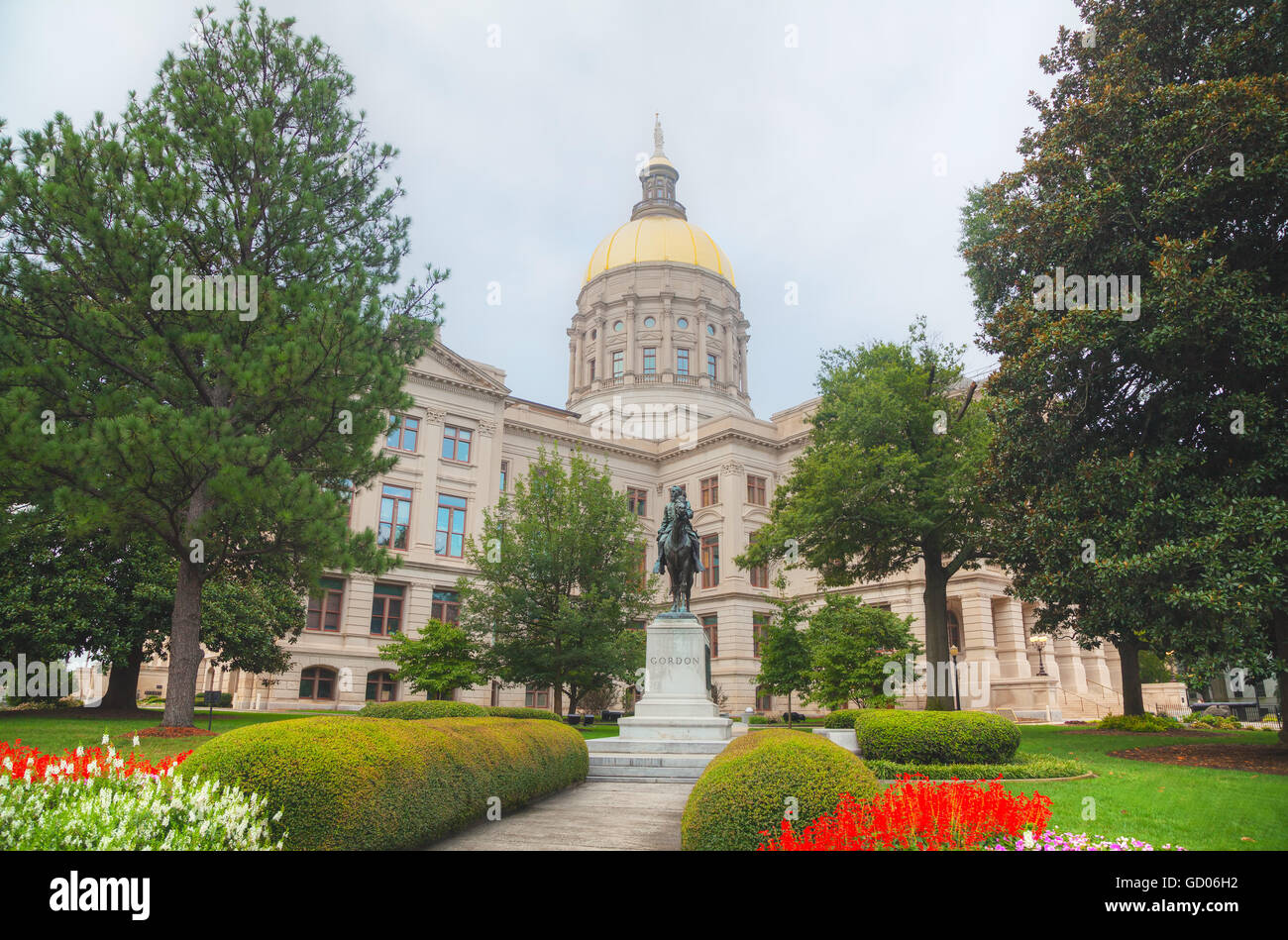 Georgia State Capitol Building di Atlanta nella sera Foto Stock