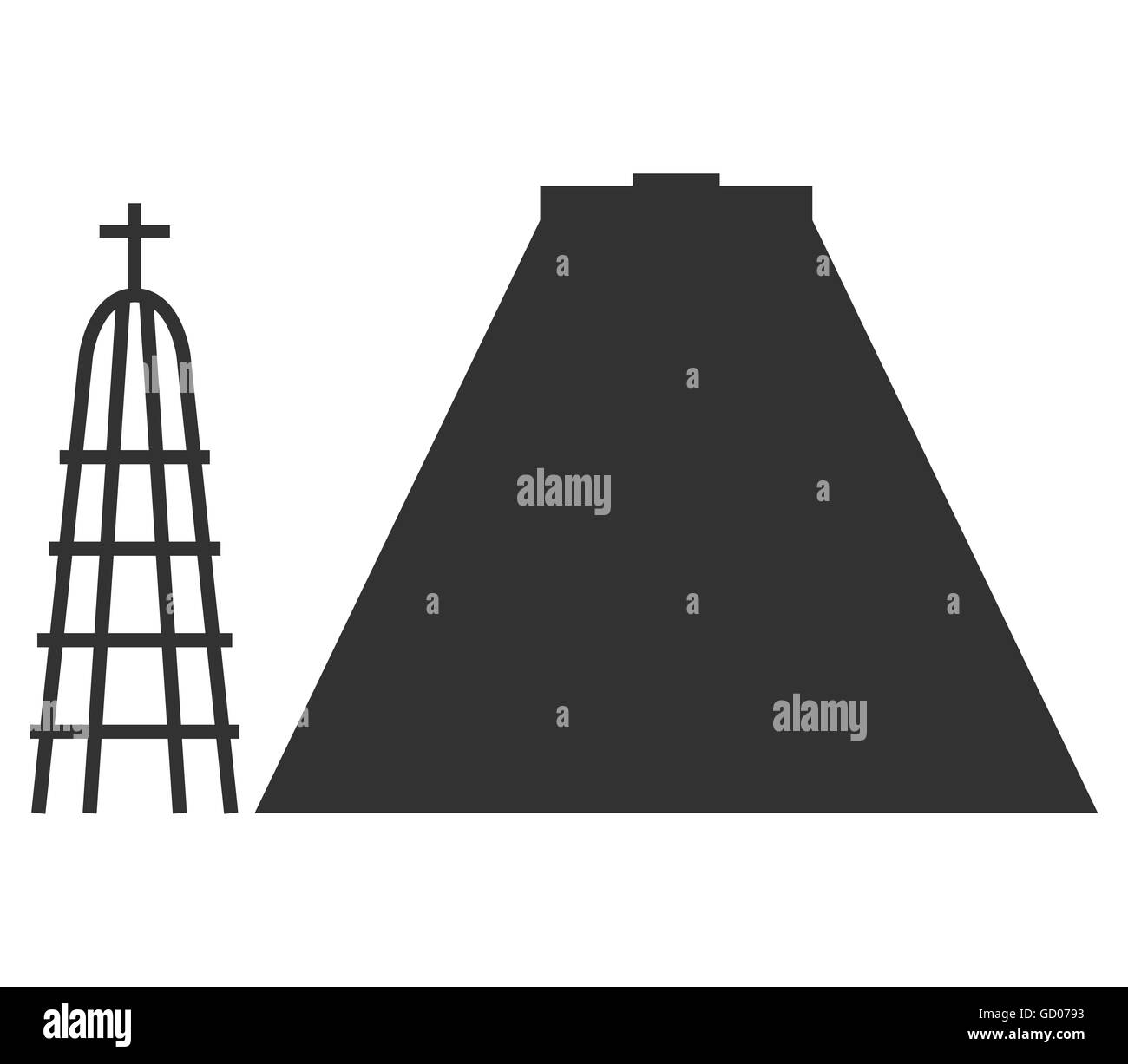 Cattedrale di Rio de Janeiro Foto Stock