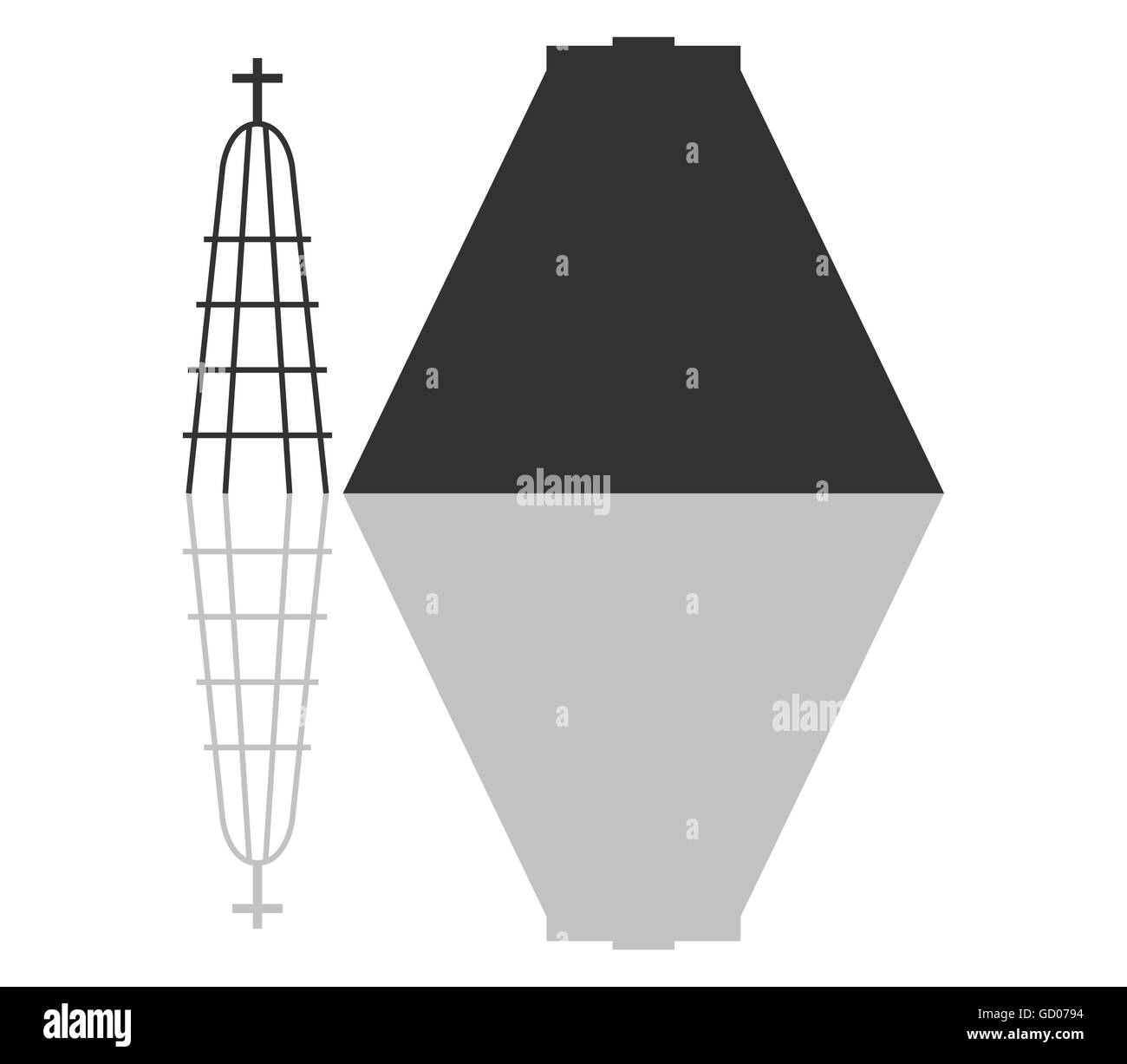 Cattedrale di Rio de Janeiro Foto Stock