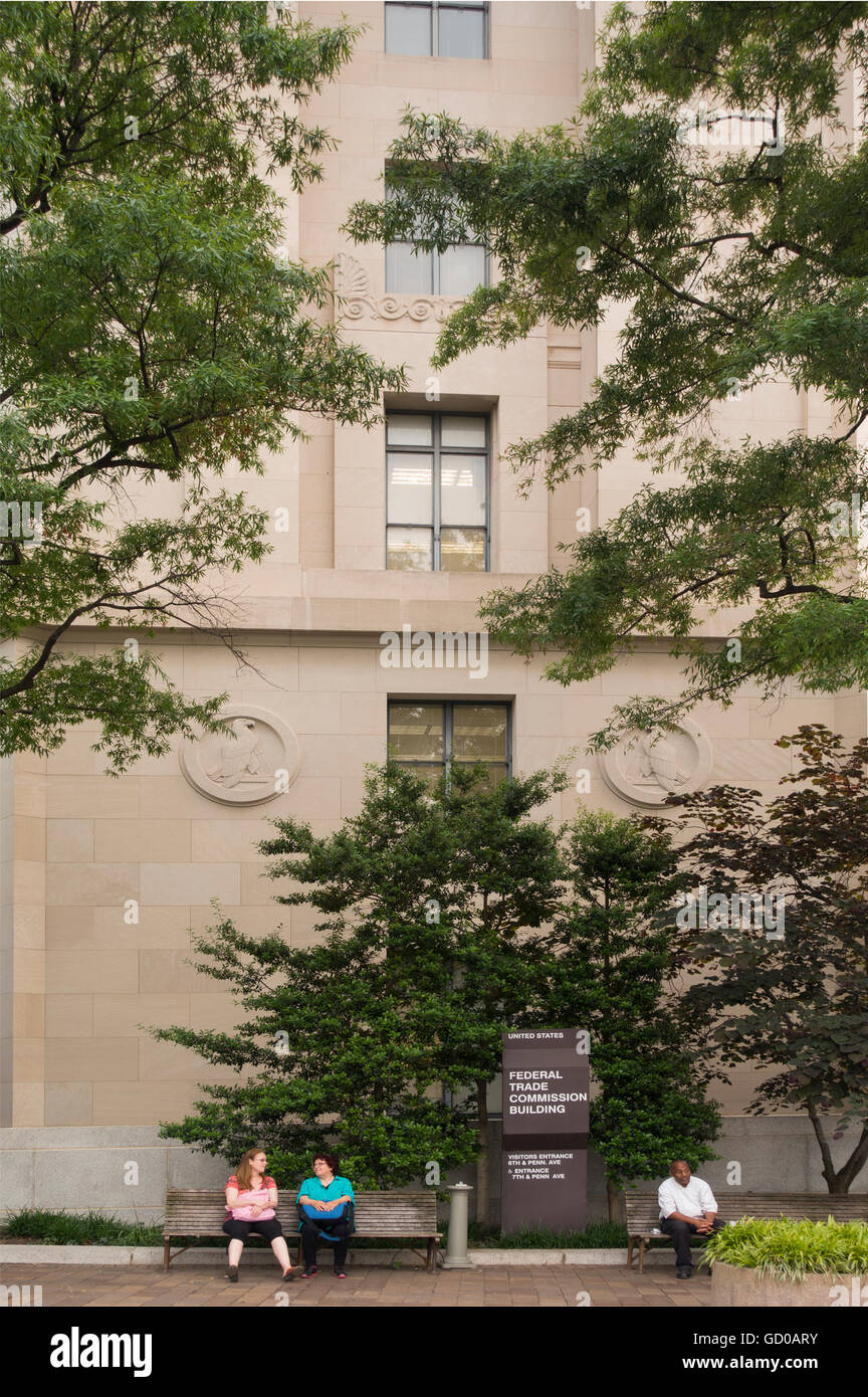 La Commissione federale per il commercio di Washington DC Foto Stock
