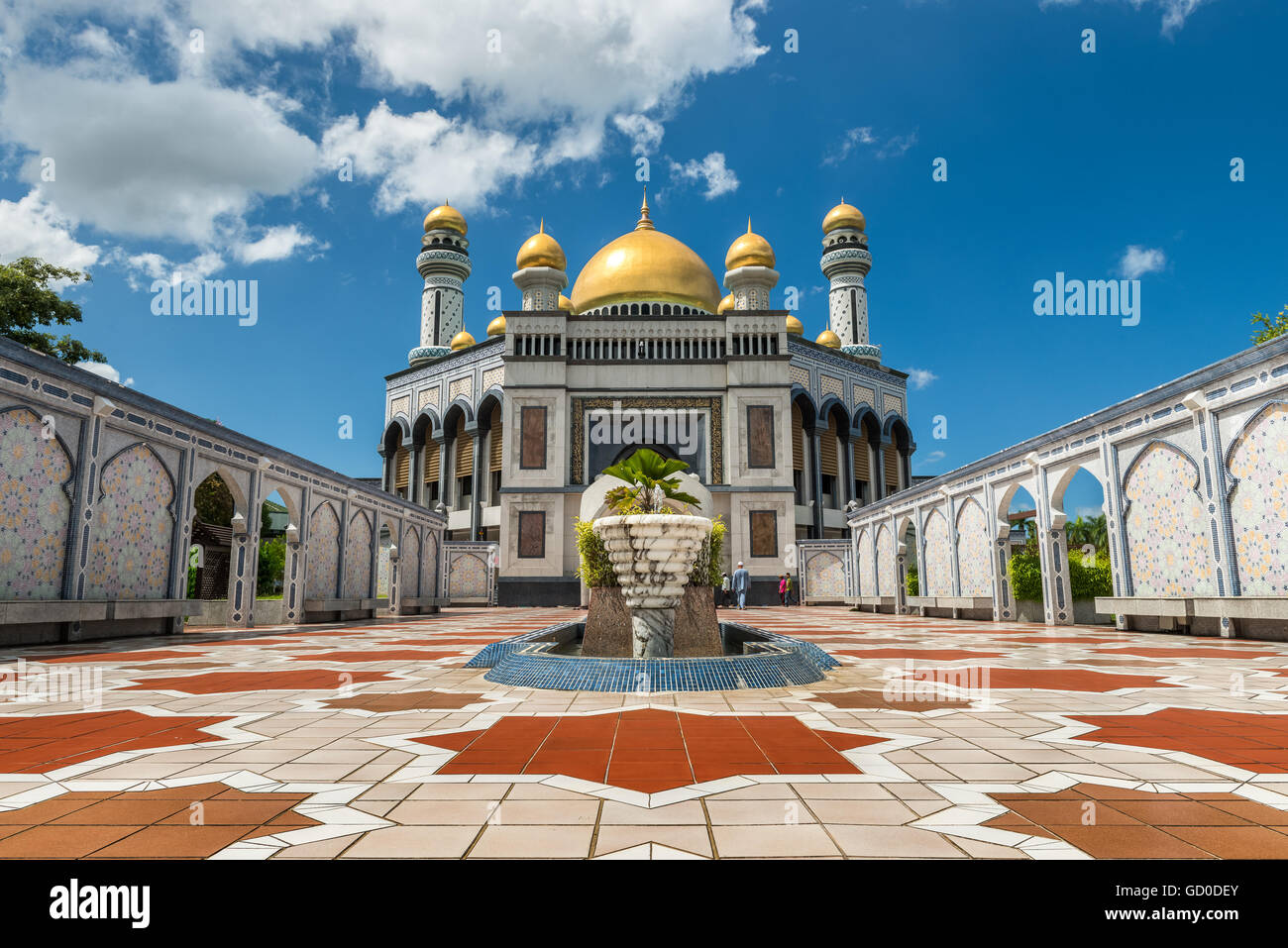 Jame'ASR Hassanil Bolkiah moschea in Bandar Seri Begawan, Brunei. Foto Stock