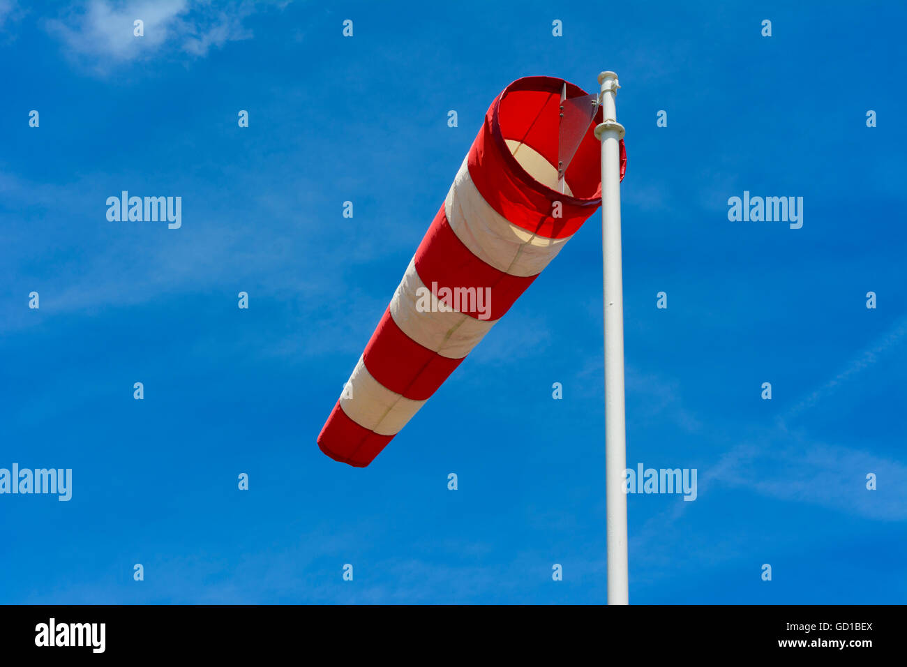 Manica a vento, aria calza, cono di vento, il vento manicotto manicotto  aria Foto stock - Alamy
