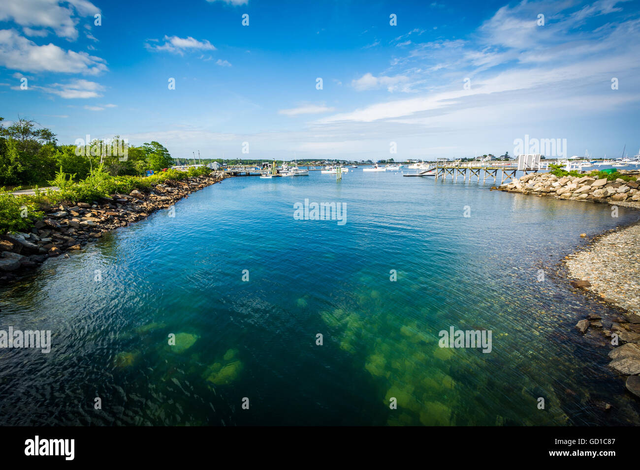 Porto di segale, nella segale, New Hampshire. Foto Stock