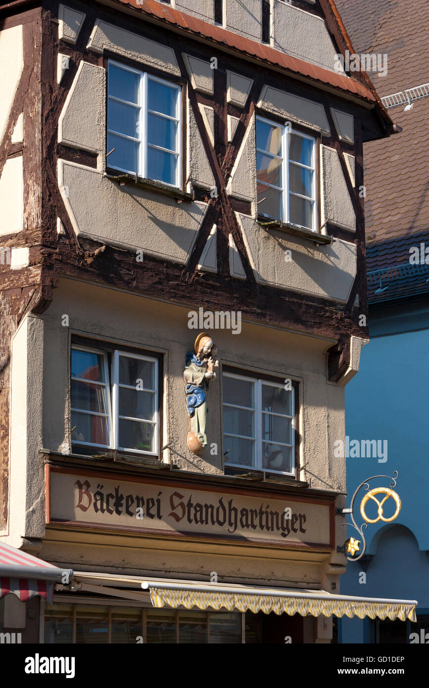 Baeckerei Standhartinger panificio, Kalchstrasse, Memmingen, Allgaeu,  Bavaria Foto stock - Alamy