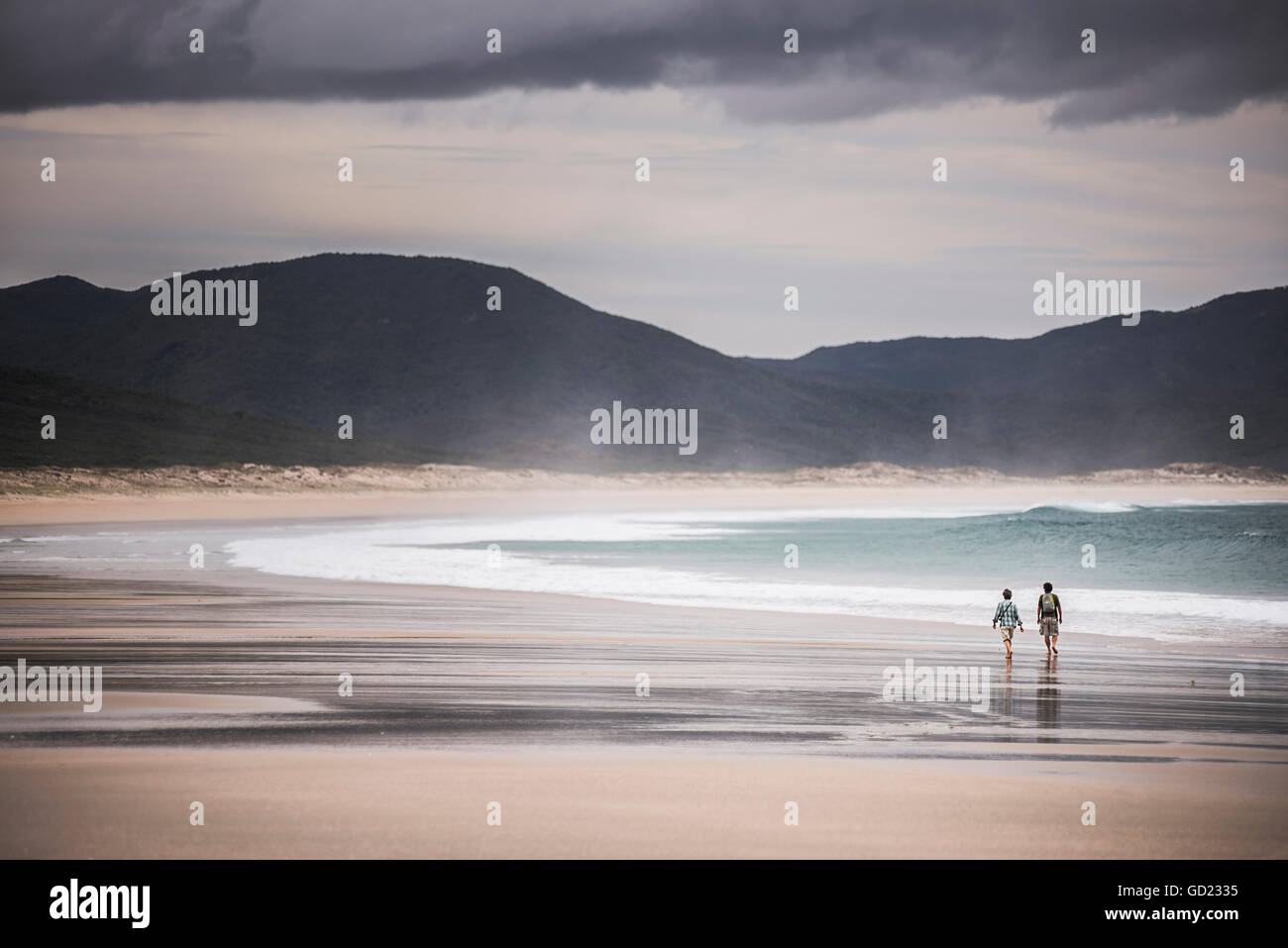 Bevande spiritose Bay, Aupouri Penisola, Northland e North Island, Nuova Zelanda, Pacific Foto Stock