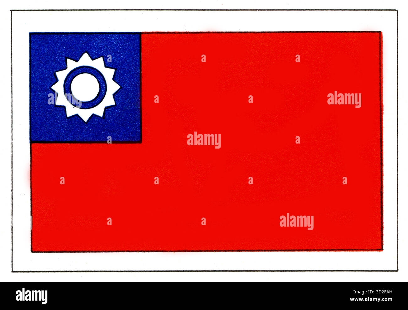 Sport, Giochi Olimpici, Berlino 1.- 16.8.1936, emblemi, Comitato Olimpico della Cina, 1936, eralderia, stemma, assistenti, giochi estivi, XI Olympiad, Germania, anni trenta, XX secolo, storico, storico, diritti aggiuntivi-clearences-non disponibile Foto Stock