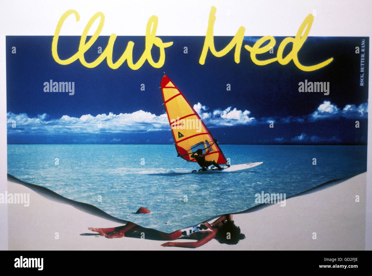 Pubblicità, turismo, Club Med, pubblicità cinematografica, Germania, anni '90, diritti aggiuntivi-clearences-non disponibile Foto Stock