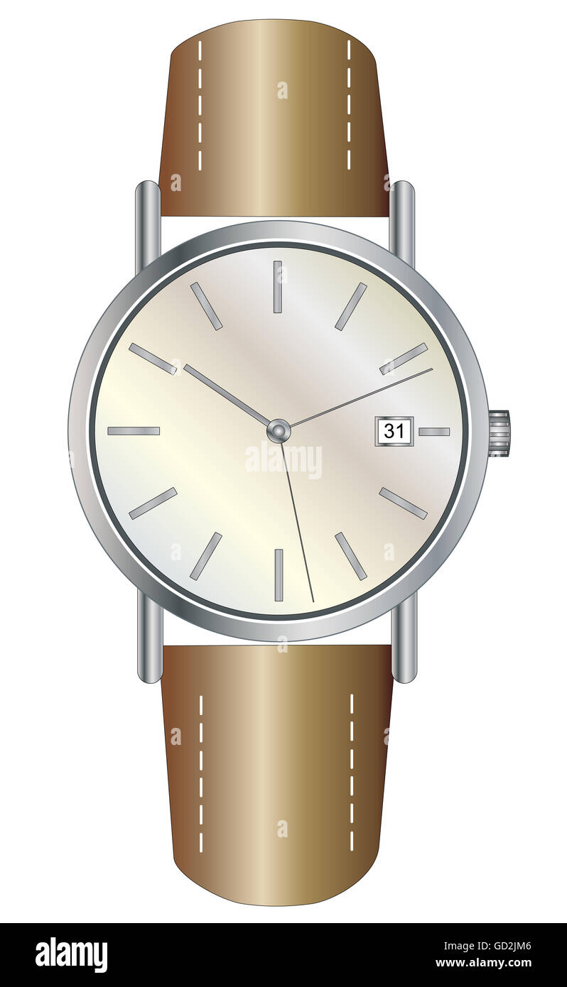 Il lusso classico meccanico in stile business orologi a mano Foto Stock