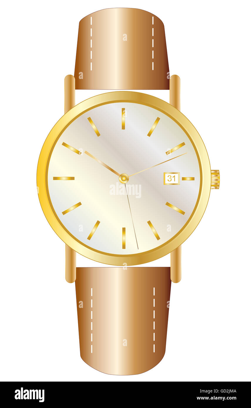 Il lusso classico meccanico in stile business orologi a mano Foto Stock