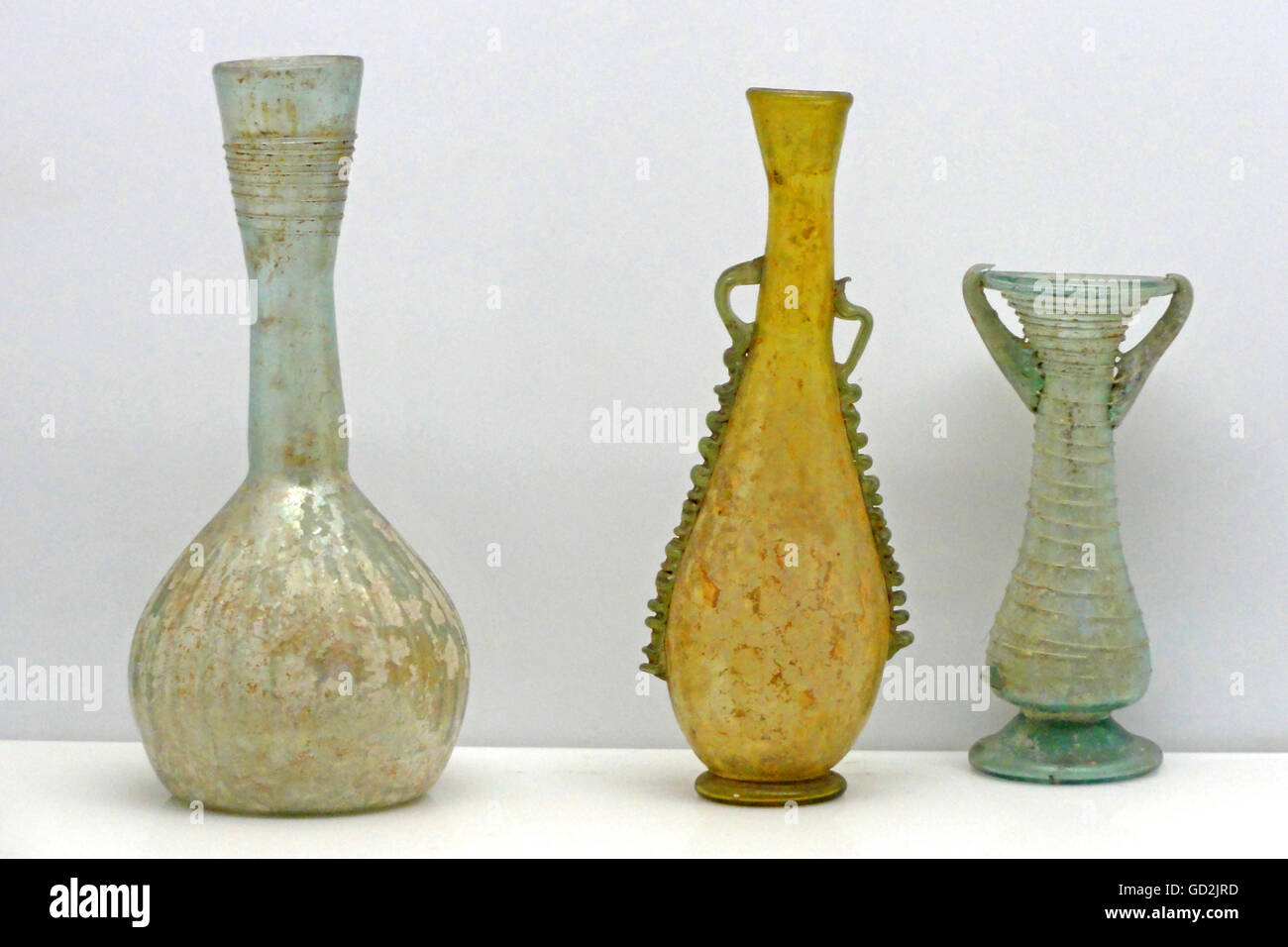 Belle arti, mondo antico, Romana vasi e navi dal 1° fino al IV secolo, il museo della vecchia cultura orientale, museo archeologico, Istanbul, artista del diritto d'autore non deve essere cancellata Foto Stock