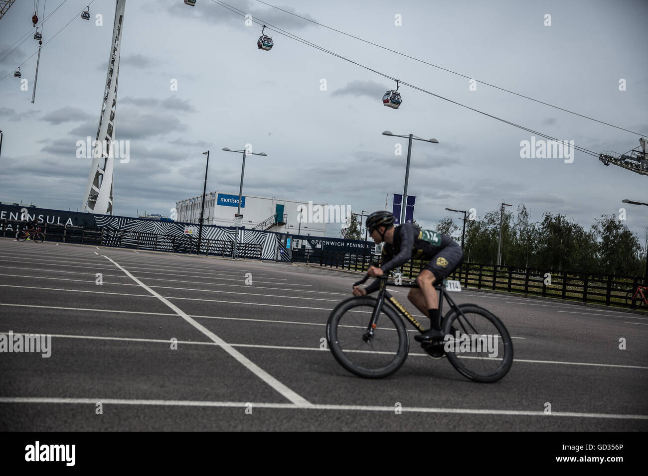 Red Hook Criterium London 2016 Ciclismo Crit Fixie Foto Stock
