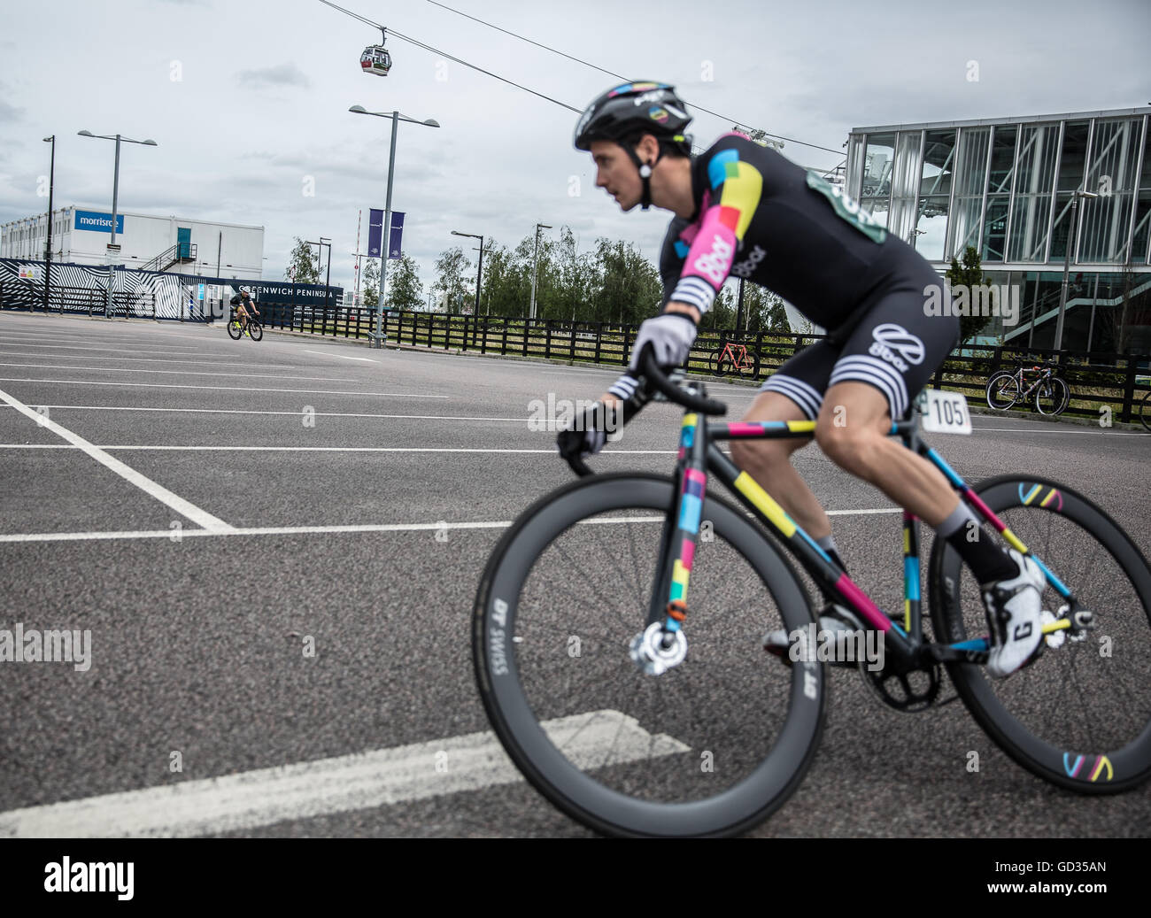 Red Hook Criterium London 2016 Ciclismo Crit Fixie Foto Stock