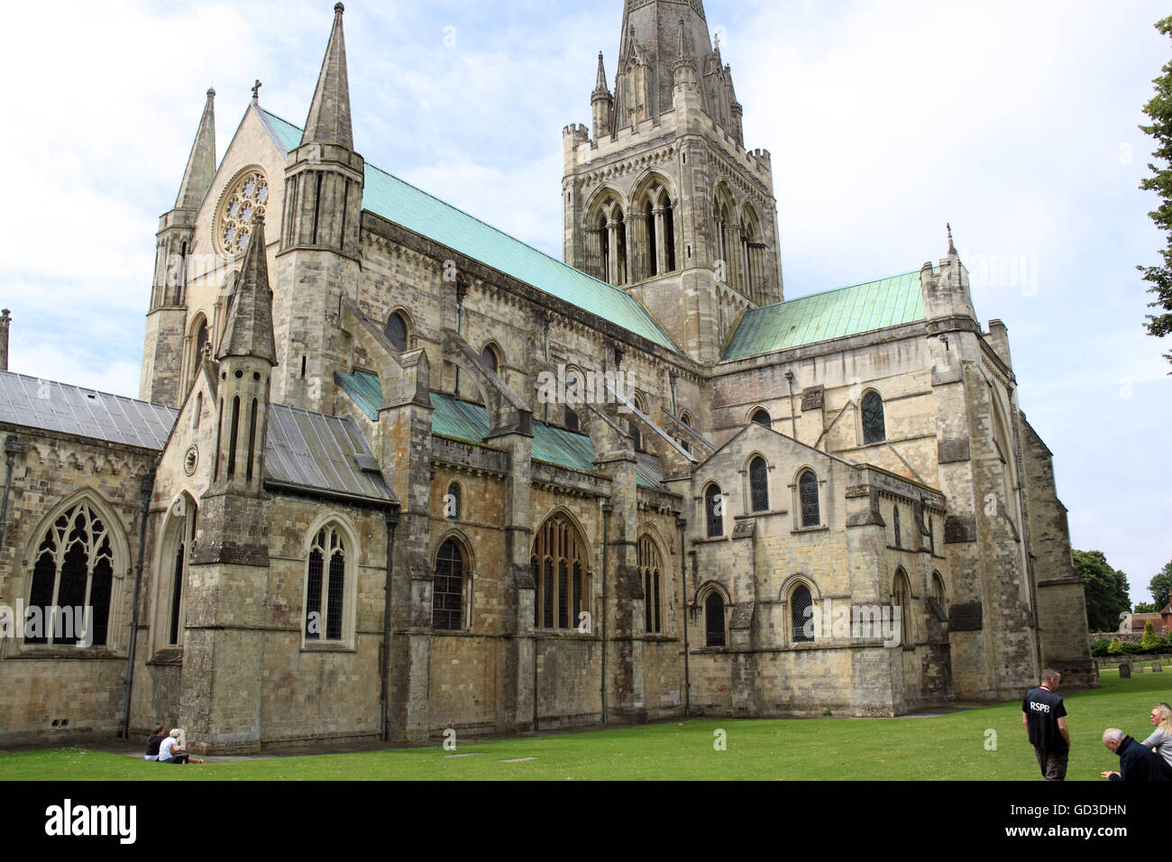 Chichester Cathedral, Chichester, West Sussex, in Inghilterra, in Gran Bretagna, Regno Unito, Gran Bretagna, Europa Foto Stock