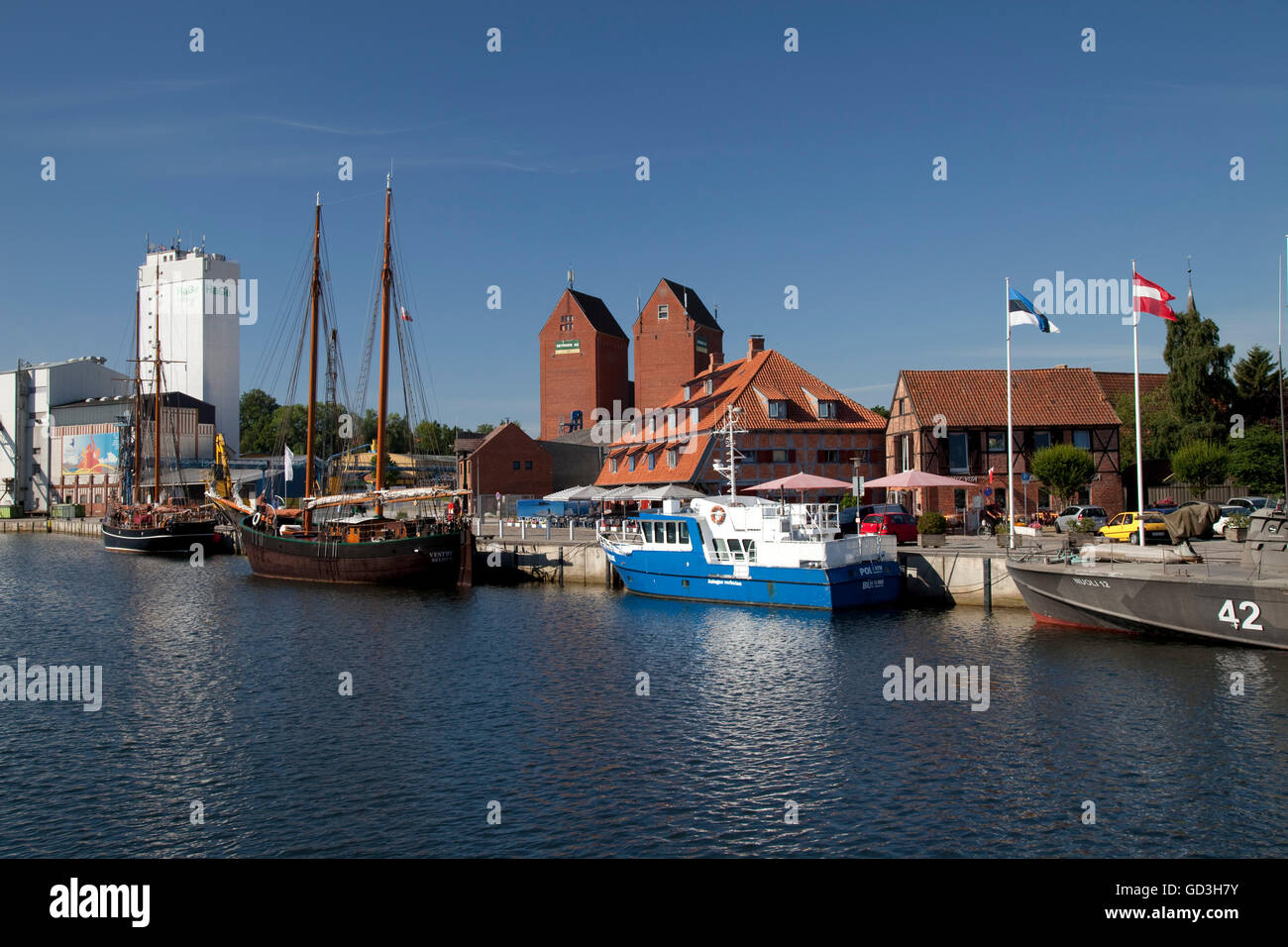 Porto di Neustadt, Luebeck Bay, Mar Baltico, Schleswig-Holstein Foto Stock