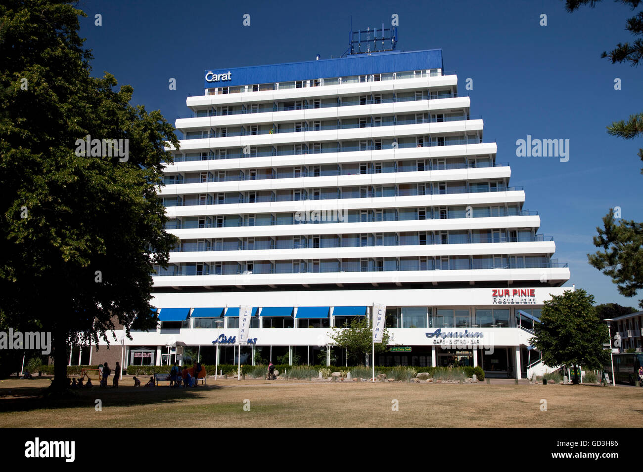 4 Star Hotel Carat, Mar Baltico località di Groemitz, Luebeck Bay, Mar Baltico, Schleswig-Holstein Foto Stock