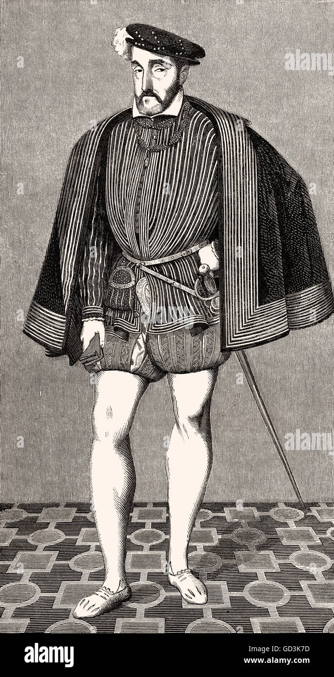 Enrico II, Henri II, Heinrich II., 1519-1559, re di Francia Foto Stock