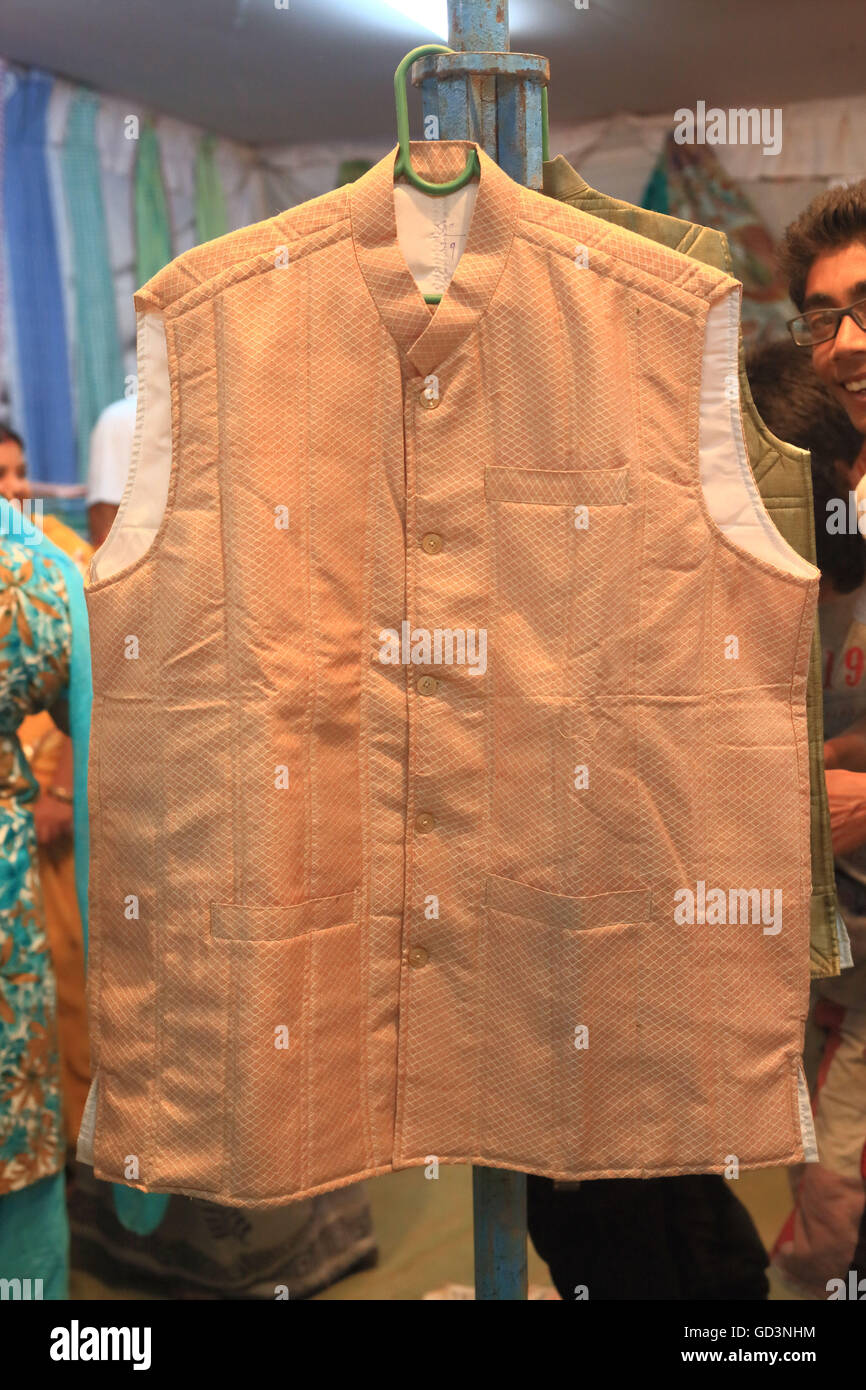 Nehru jacket, Bastar, Chhattisgarh, India, Asia Foto Stock