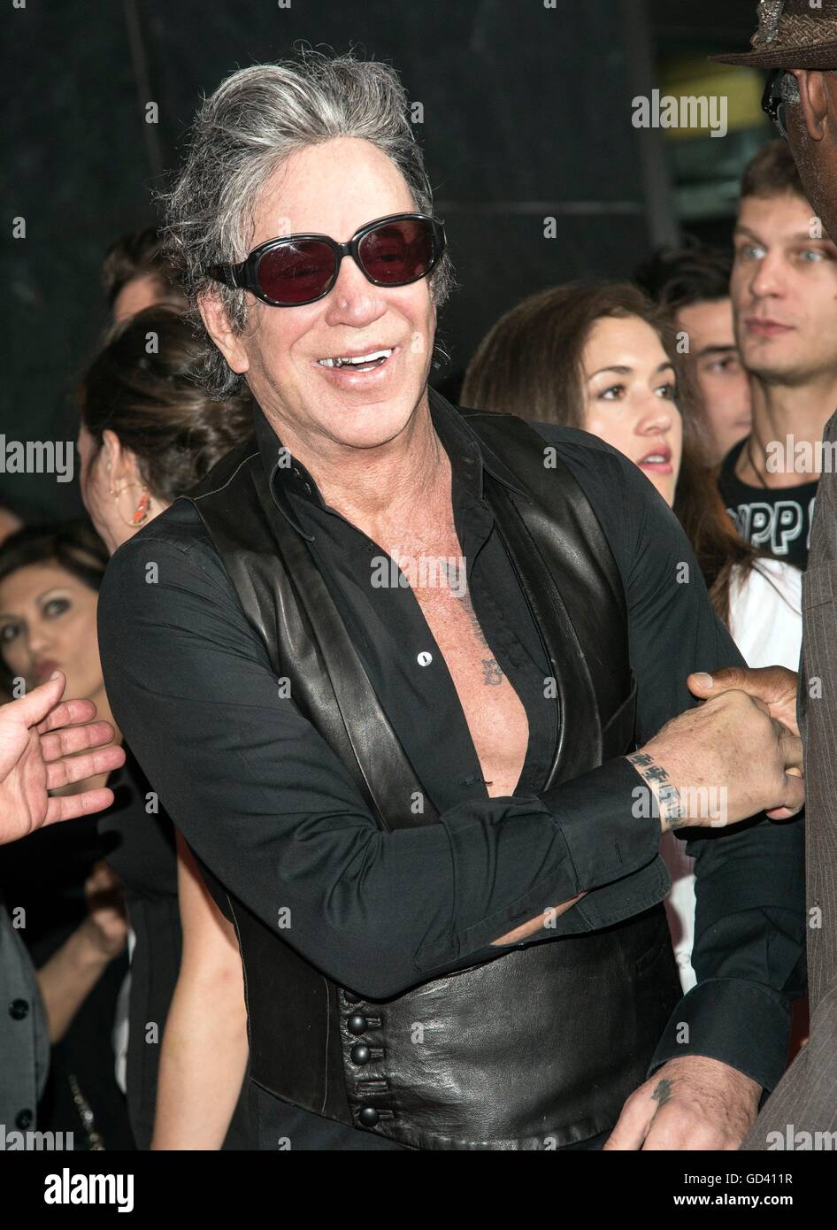 New York, NY, STATI UNITI D'AMERICA. 11 Luglio, 2016. Mickey Rourke presso gli arrivi per il INFILTRATOR Premiere, AMC Loews Lincoln Square, New York, NY Luglio 11, 2016. Credito: Lee/Everett raccolta/Alamy Live News Foto Stock