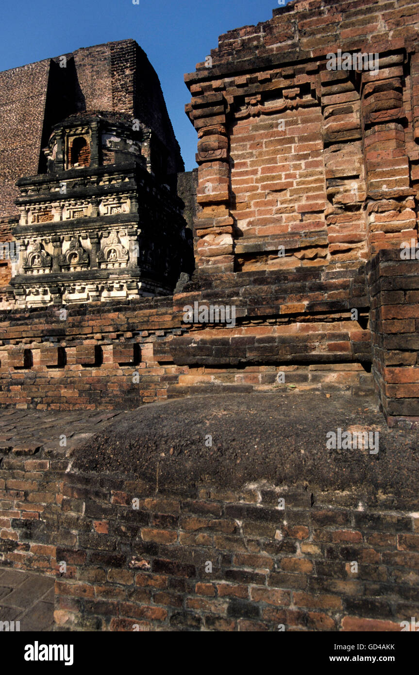 Tempio di Nalanda Foto Stock