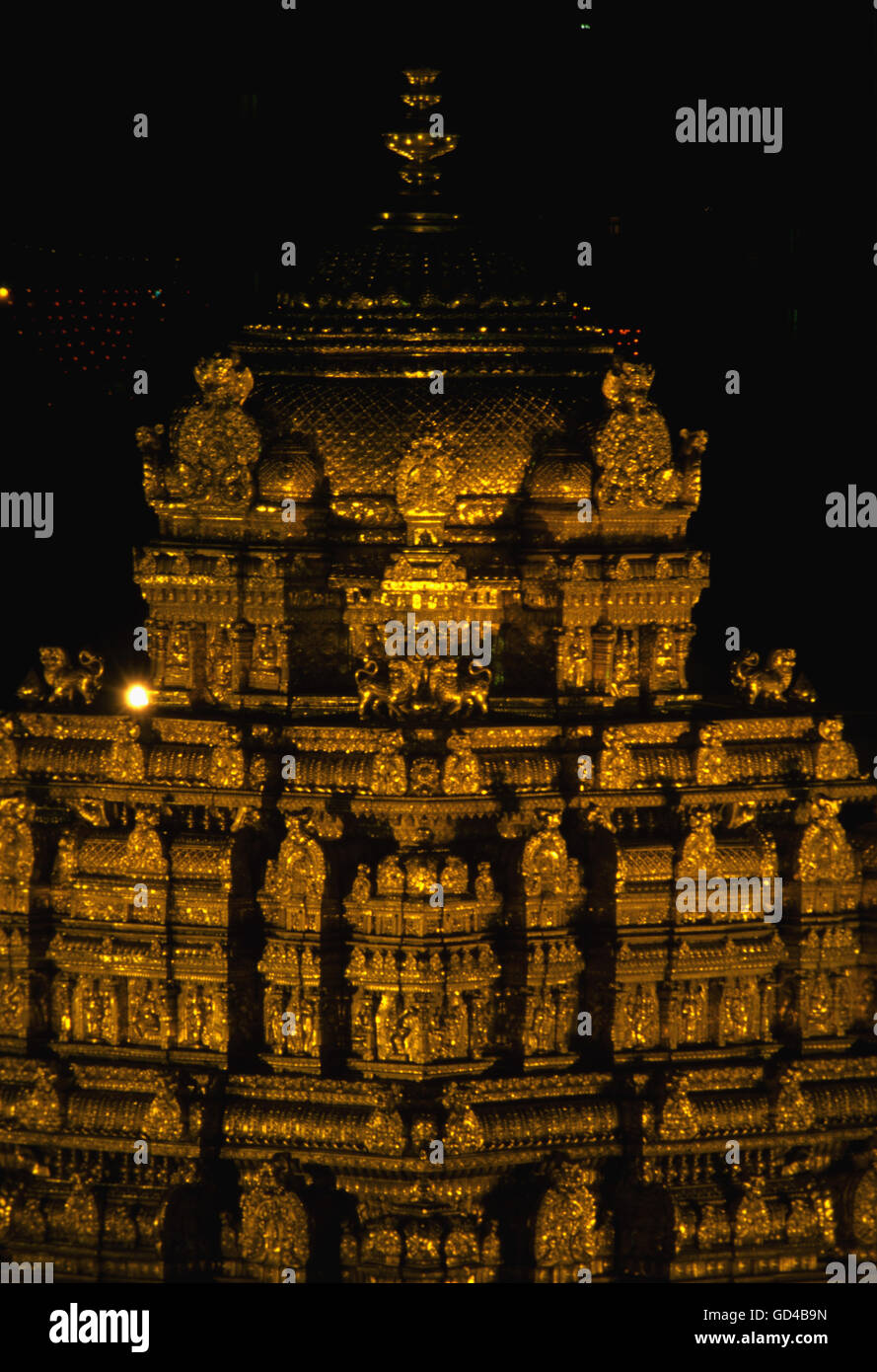 Gopuram del tempio Foto Stock