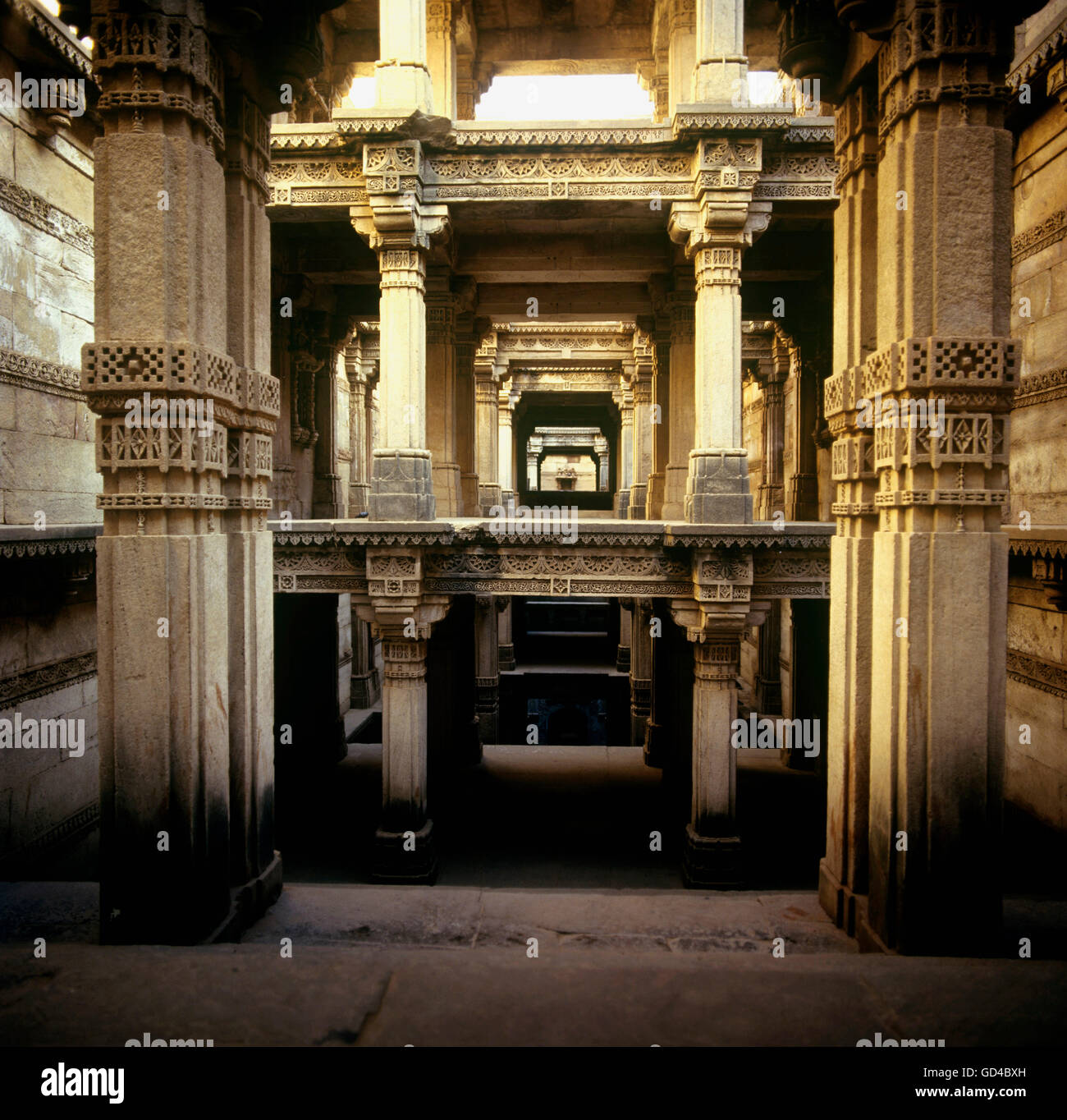 Adalaj Vav Foto Stock