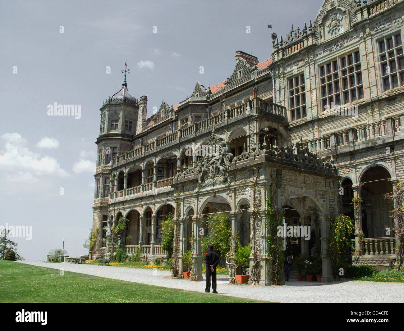 La facciata della Viceregal Lodge Foto Stock