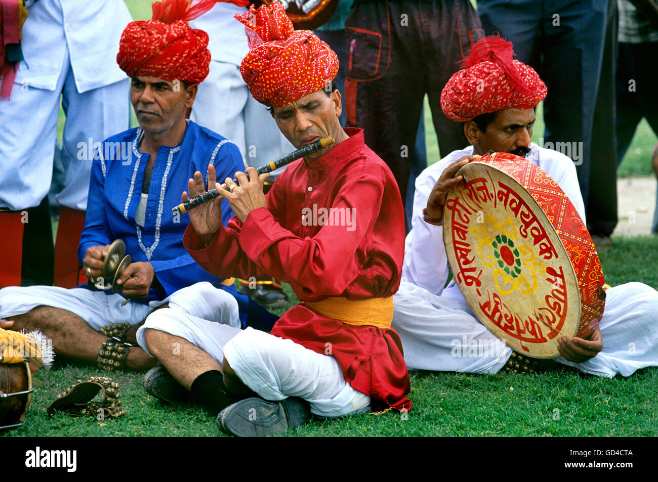 Shekhawati musicisti Foto Stock