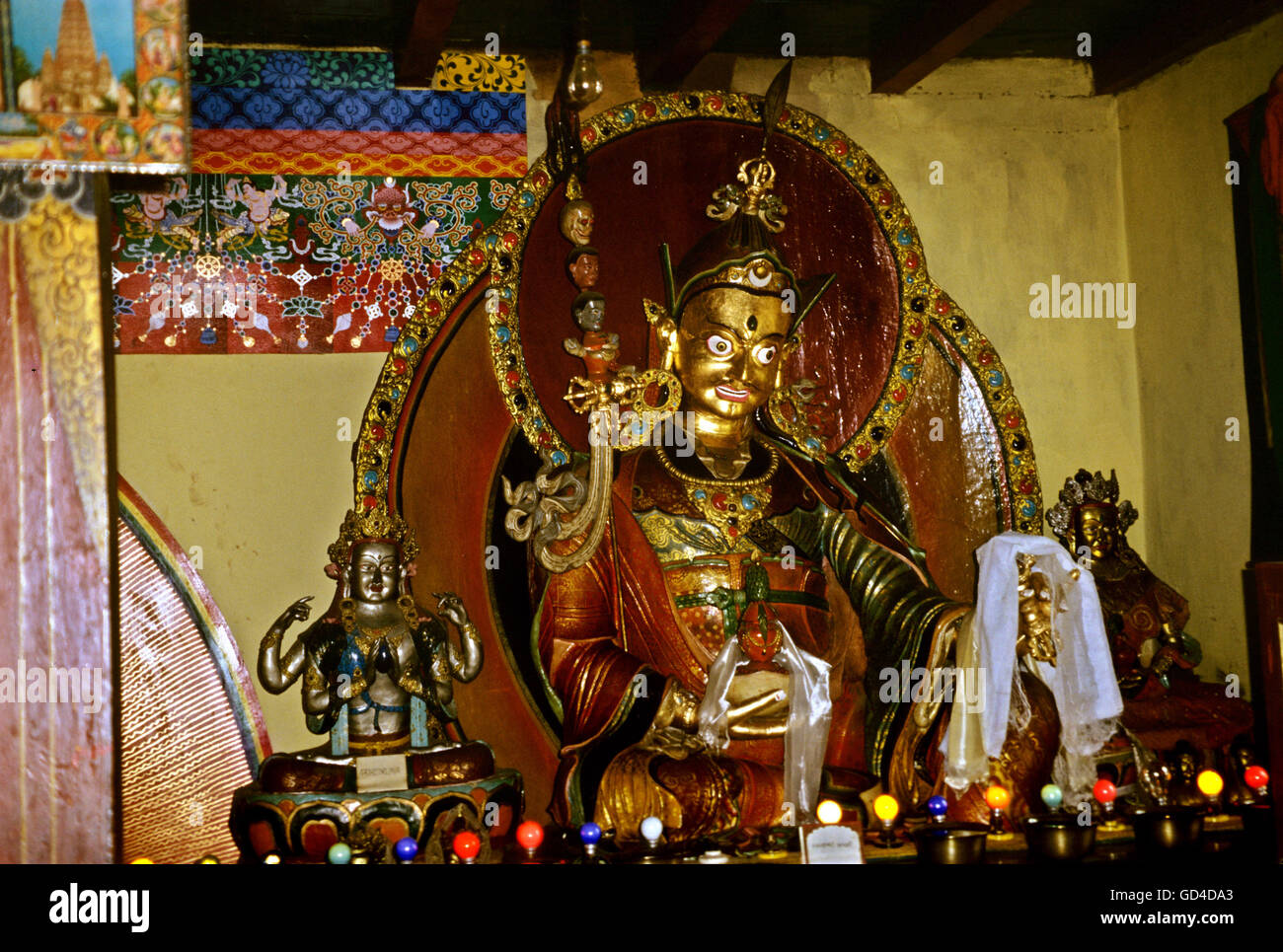 Il Guru Rimpoche-Padmasambhava Foto Stock