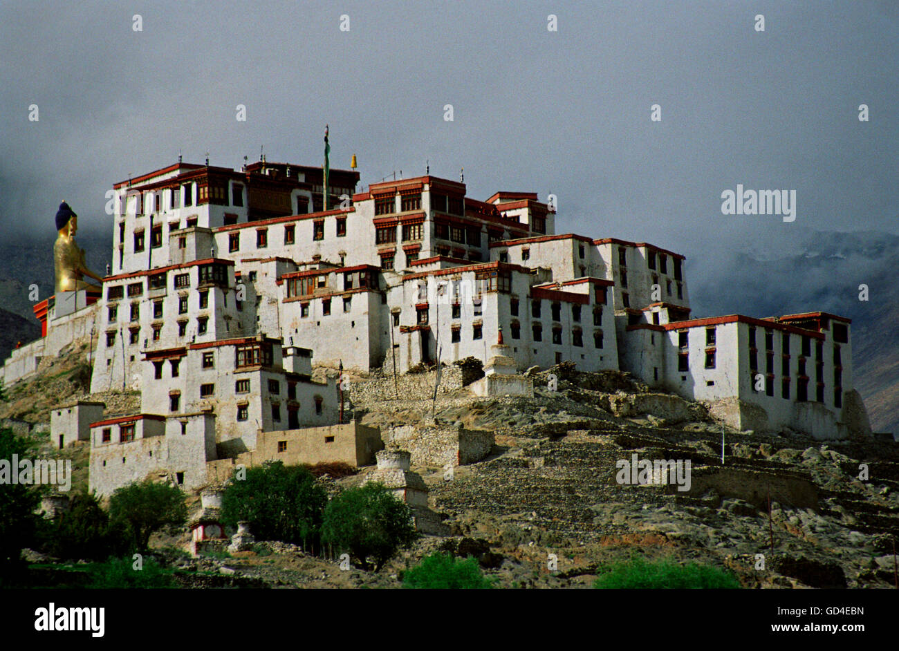 Monastero Buddista Foto Stock