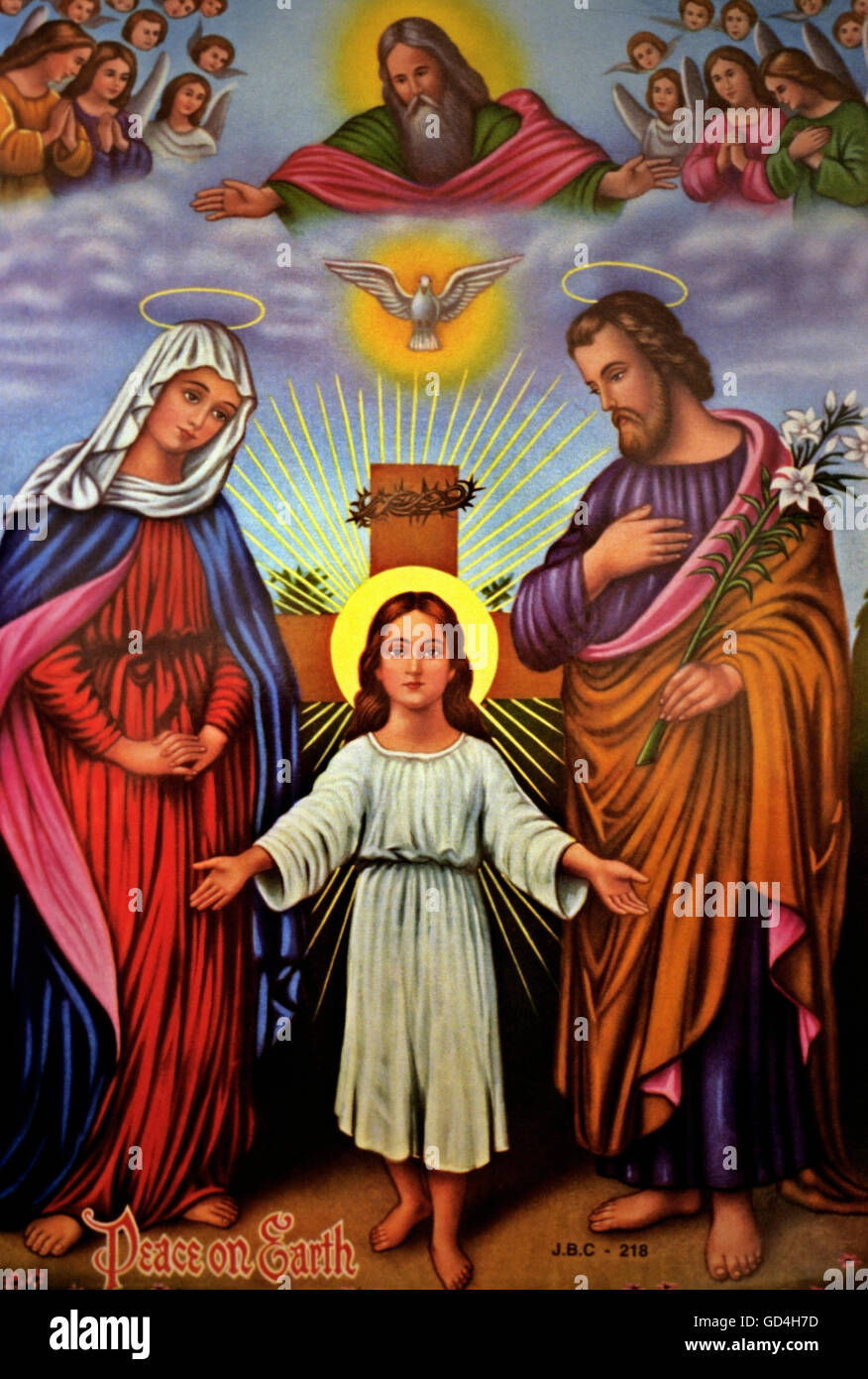 Poster di Gesù Cristo Foto Stock