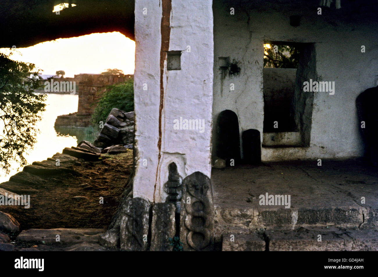 Divinità al di fuori di casa Foto Stock