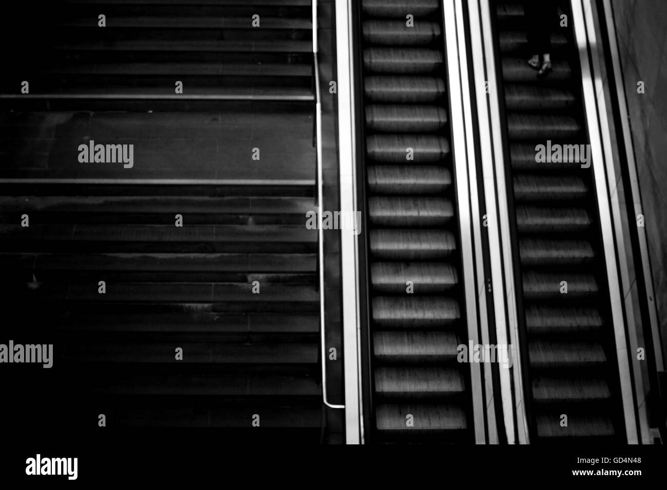 Uscita della metropolitana Foto Stock