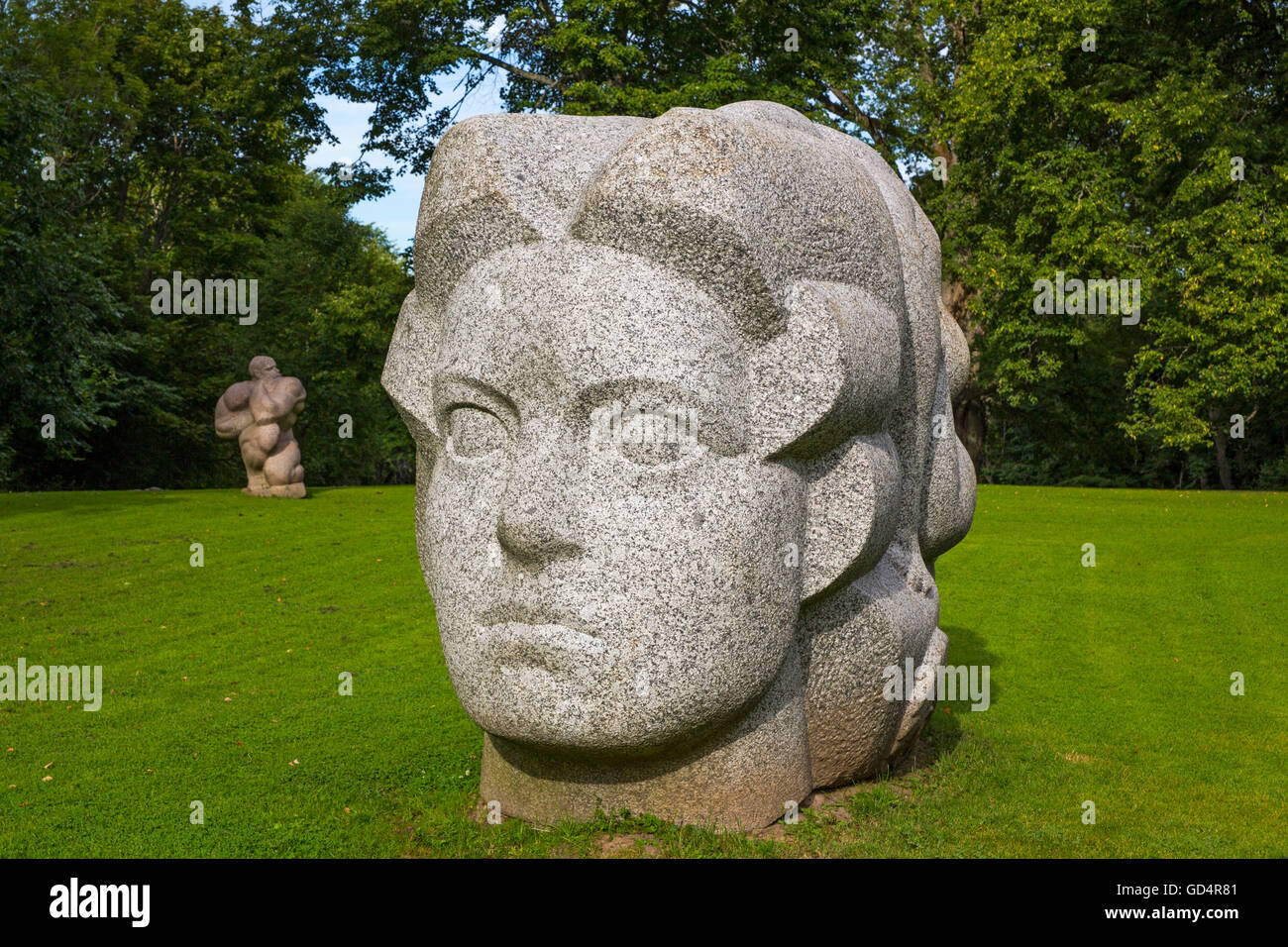 Belle arti, Ranka, Indulis, Sigulda, Parco della scultura, Lettonia, artista del diritto d'autore non deve essere cancellata Foto Stock